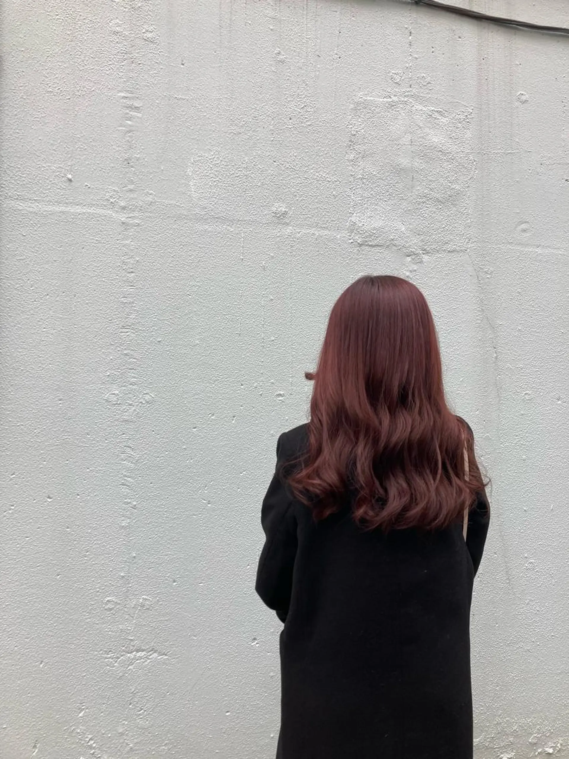 ロング カラー ブリーチ ブリーチなしカラー ピンクカラー ピンクパープル パープルカラー 前川 華恋 / room3のヘアスタイル