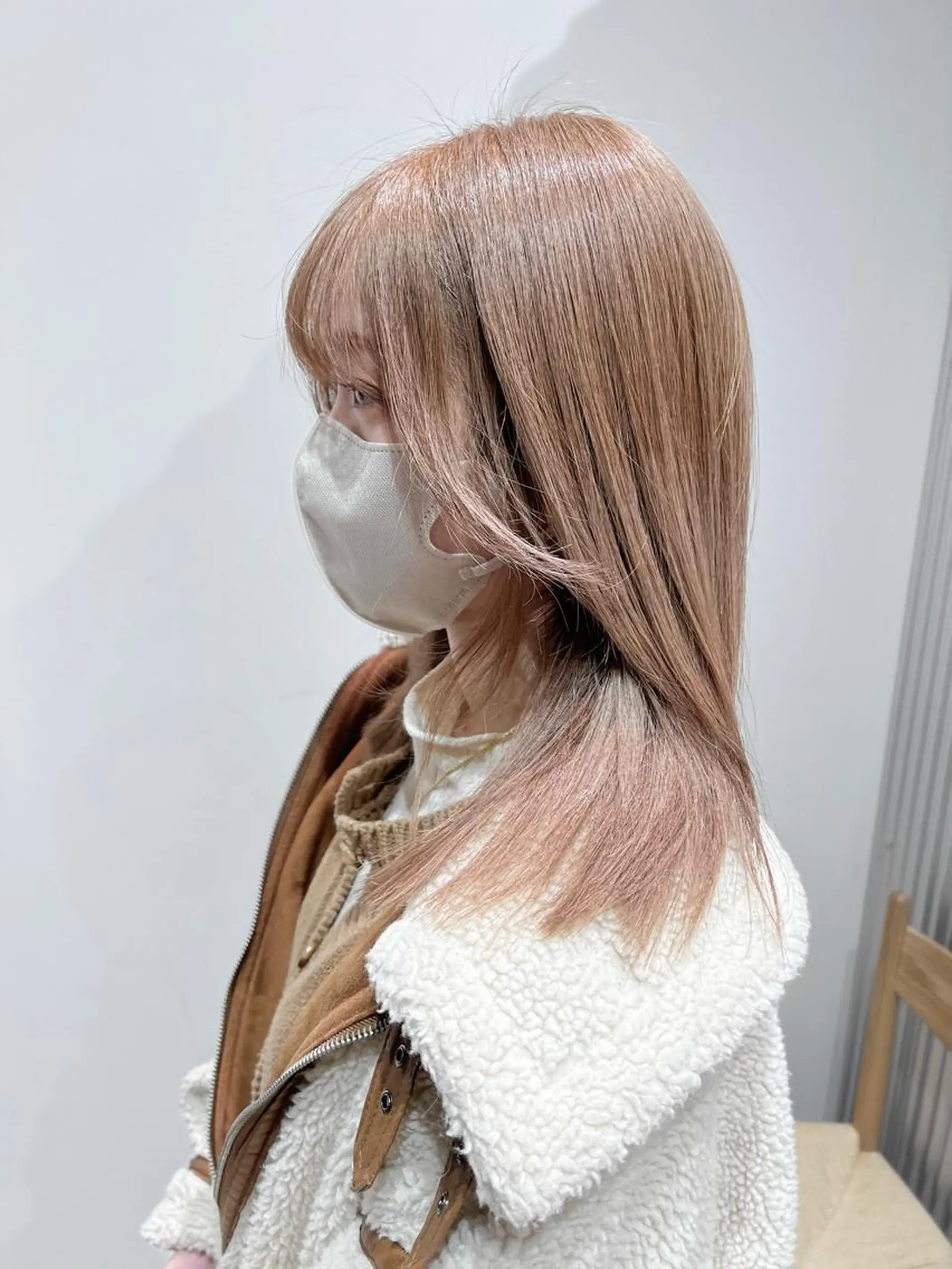 ミディアム カラー カット ヘアカラー トリートメント ally hairsalon所属・Emi .のヘアスタイル