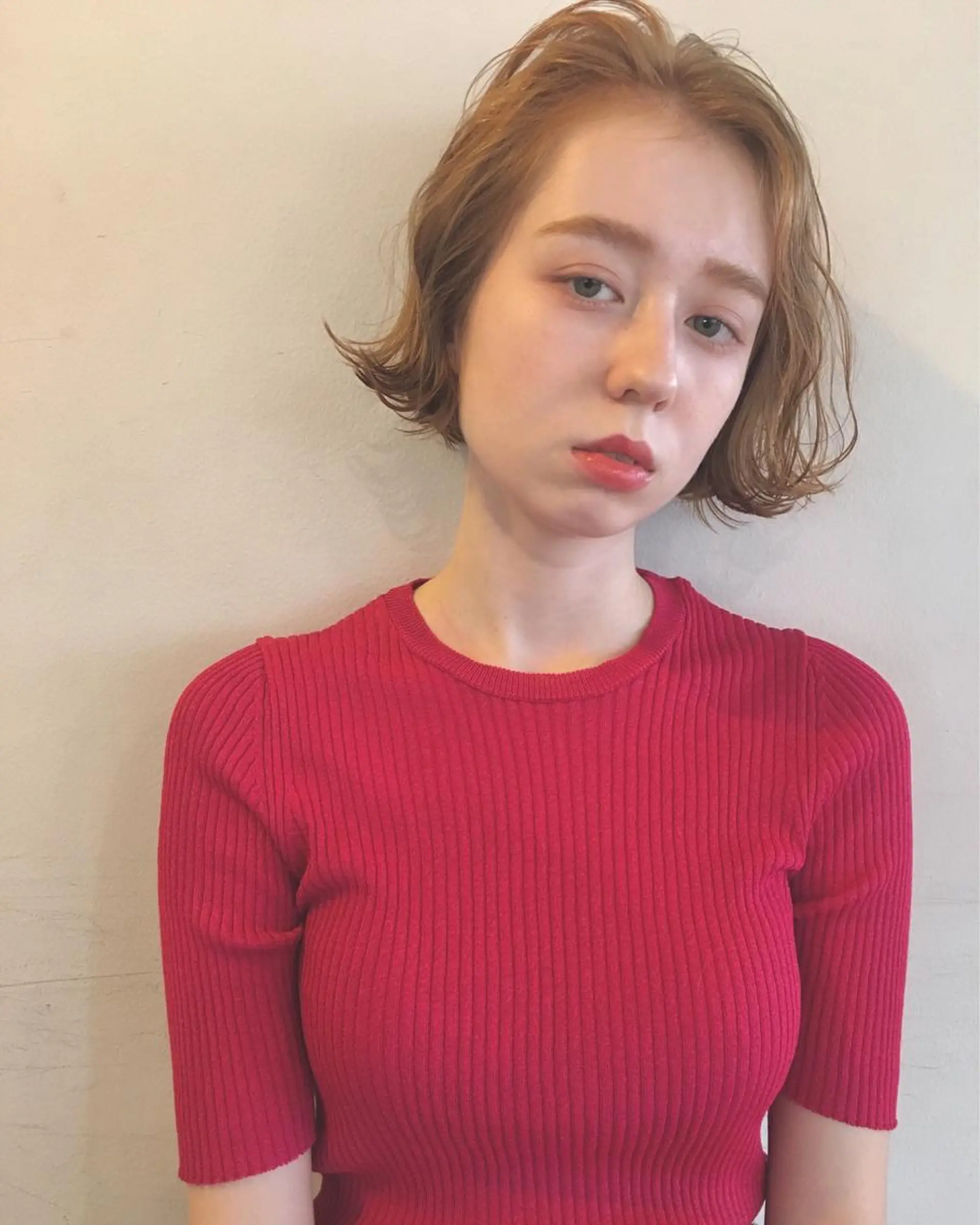 ショート パーマ ボブ／レイヤー／艶 🦕risa  森下のヘアスタイル