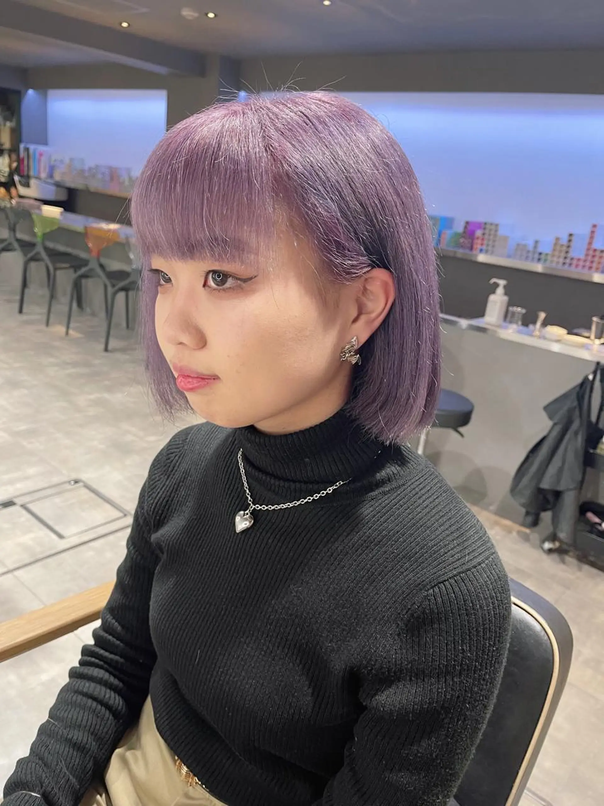 ショート カラー ブリーチ 透明感カラー/艶髪/ エクステ/HIROのヘアスタイル