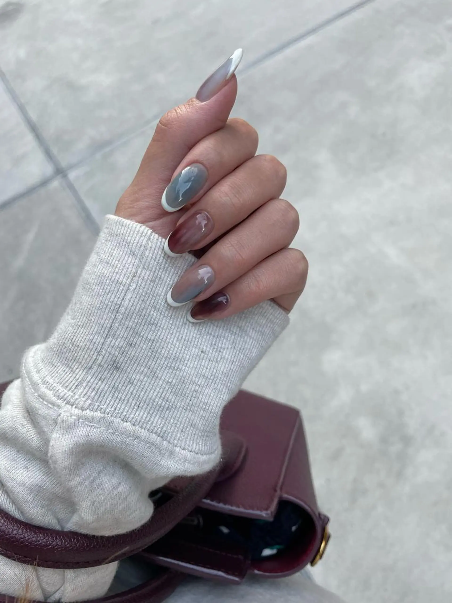 ネイル kana/モード ・グランジ໒꒱のネイルデザイン