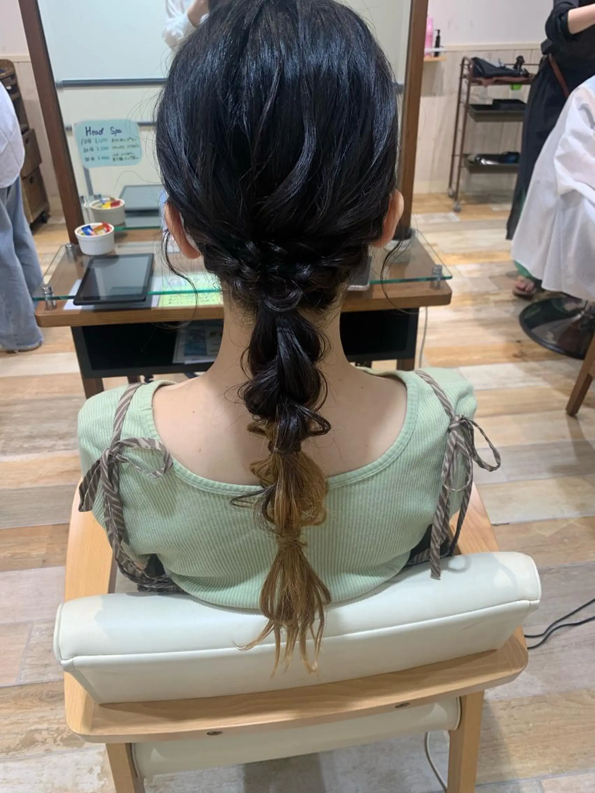 ヘアアレンジ ヘアセット 須藤 向日葵のヘアスタイル