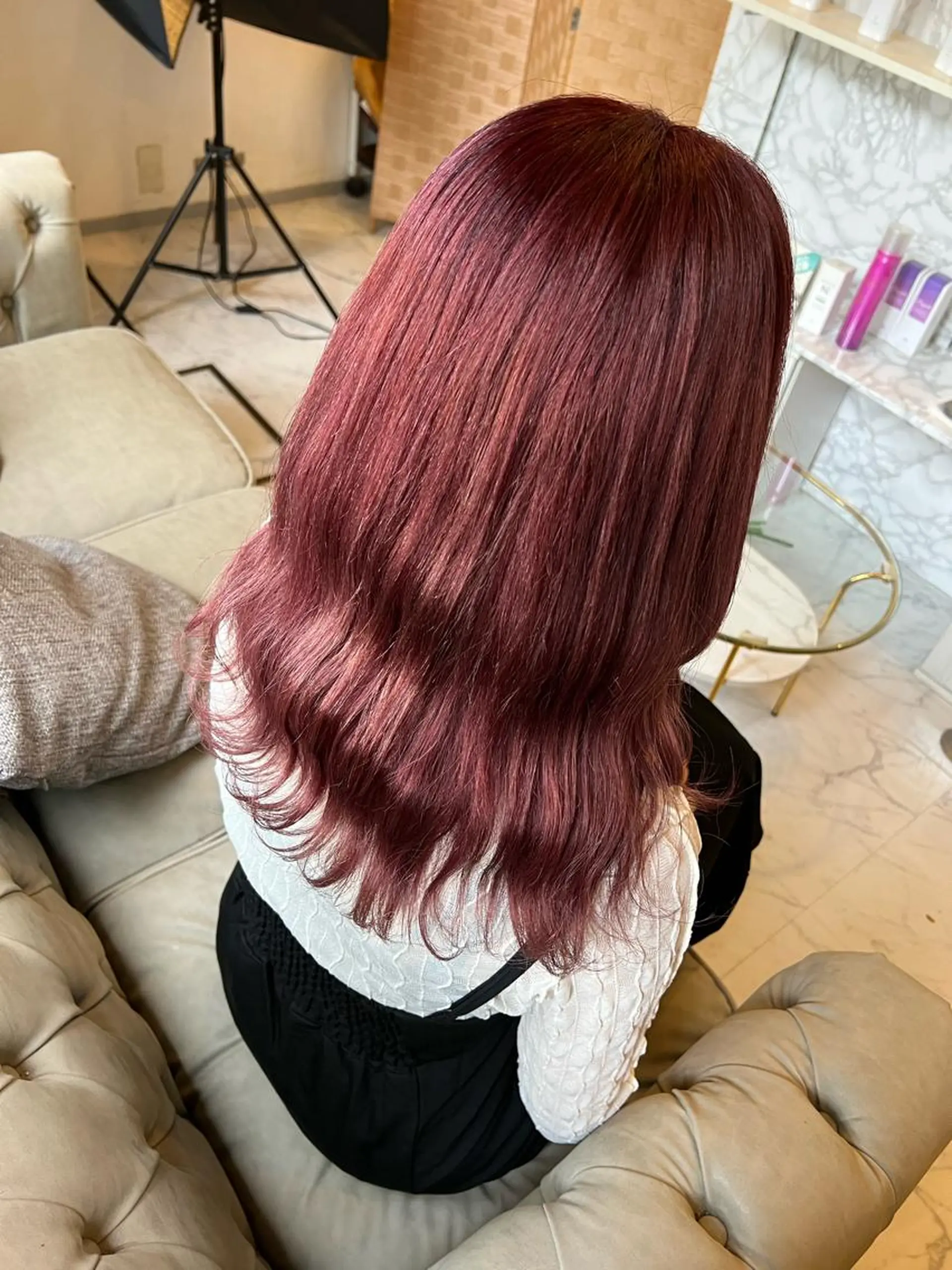 ロング カラー カット ヘアカラー トリートメント 🍀Moda by Grande🍀のヘアスタイル