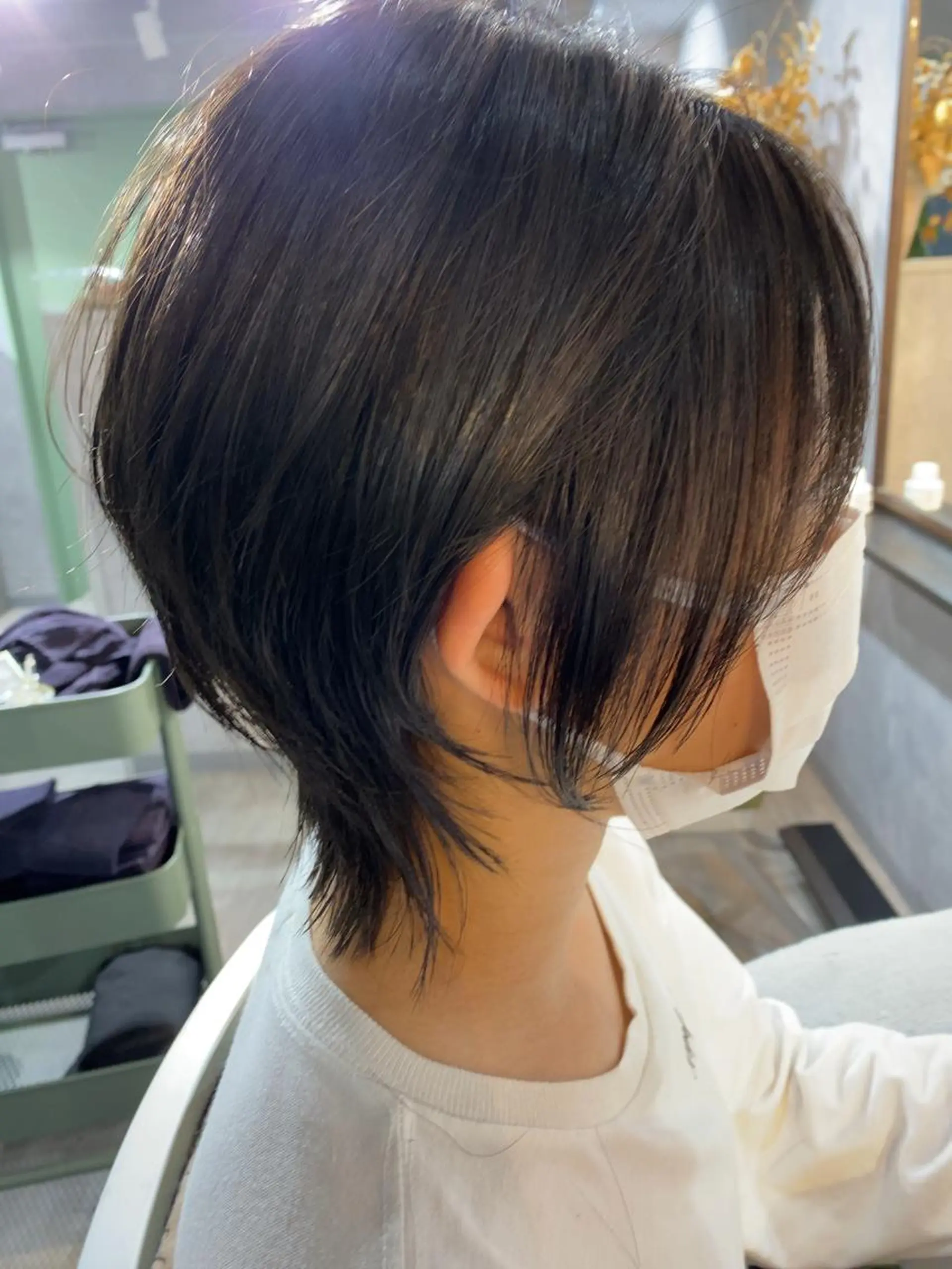 ショート カラー ショートヘア ウルフカット カット ヘアカラー トリートメント 久保亮太 /大人ショートのヘアスタイル