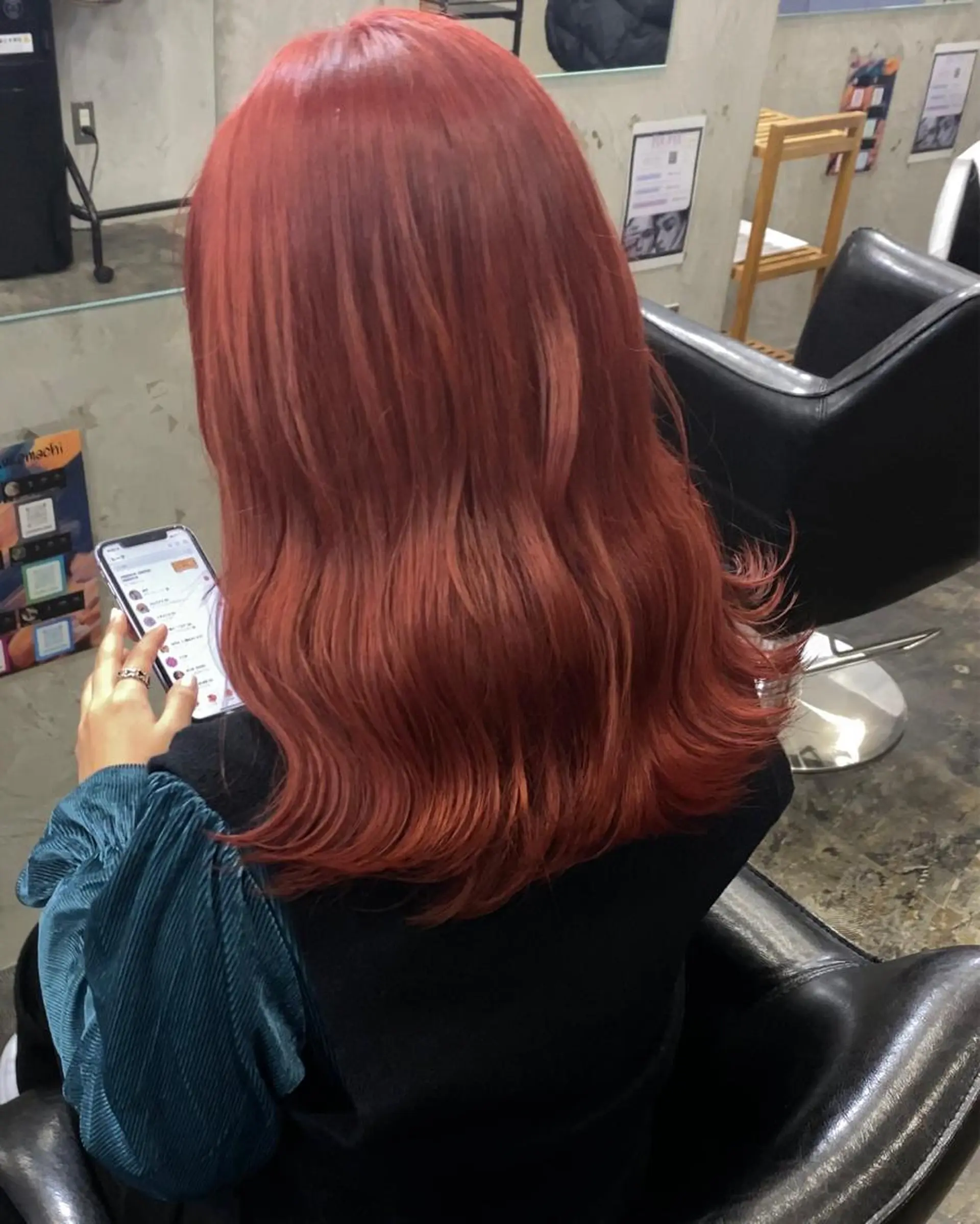 ミディアム カラー ヘアカラー Maison Halu YUKIのヘアスタイル