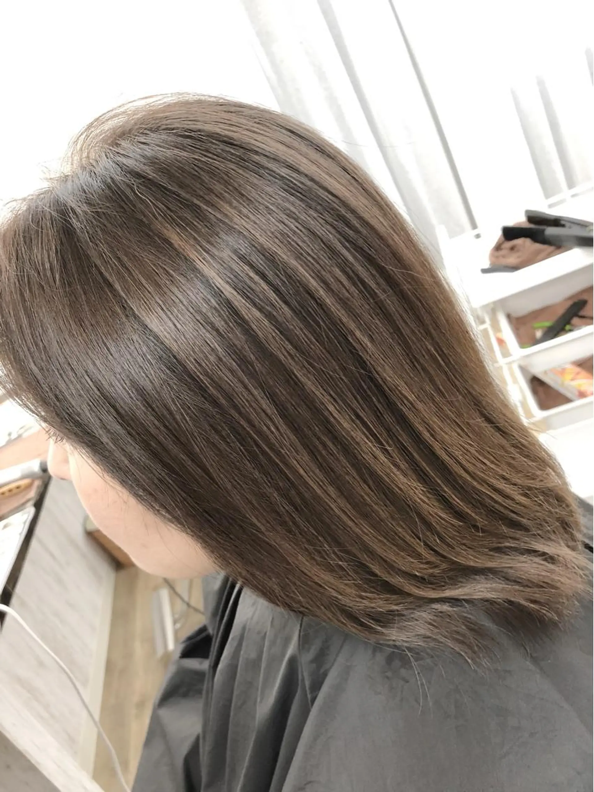 セミロング カラー エクステ プライベートサロン LyoN/RYOTAのヘアスタイル
