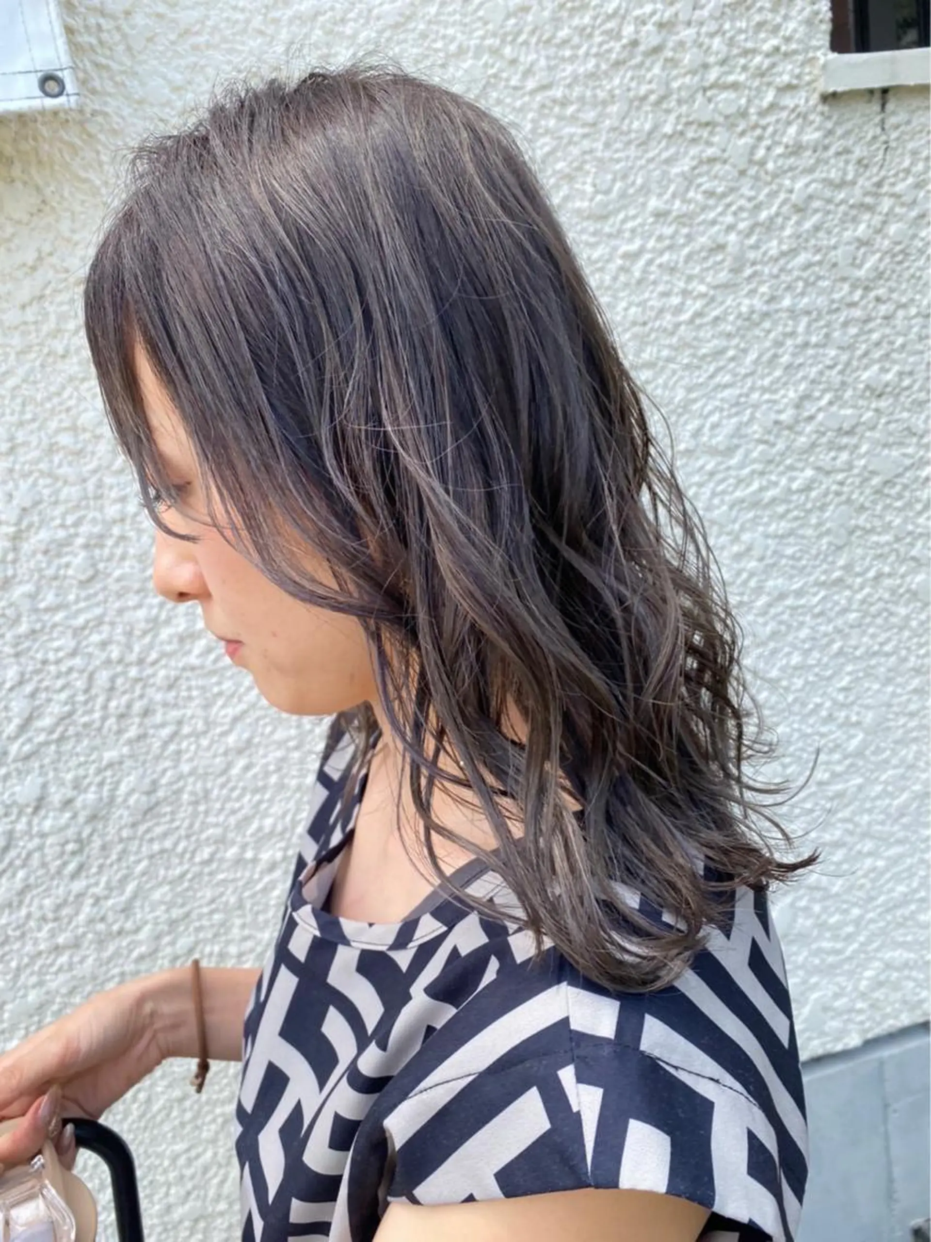 ミディアム カラー hair comfort GRNDFLEUR所属・松野 真白のヘアスタイル