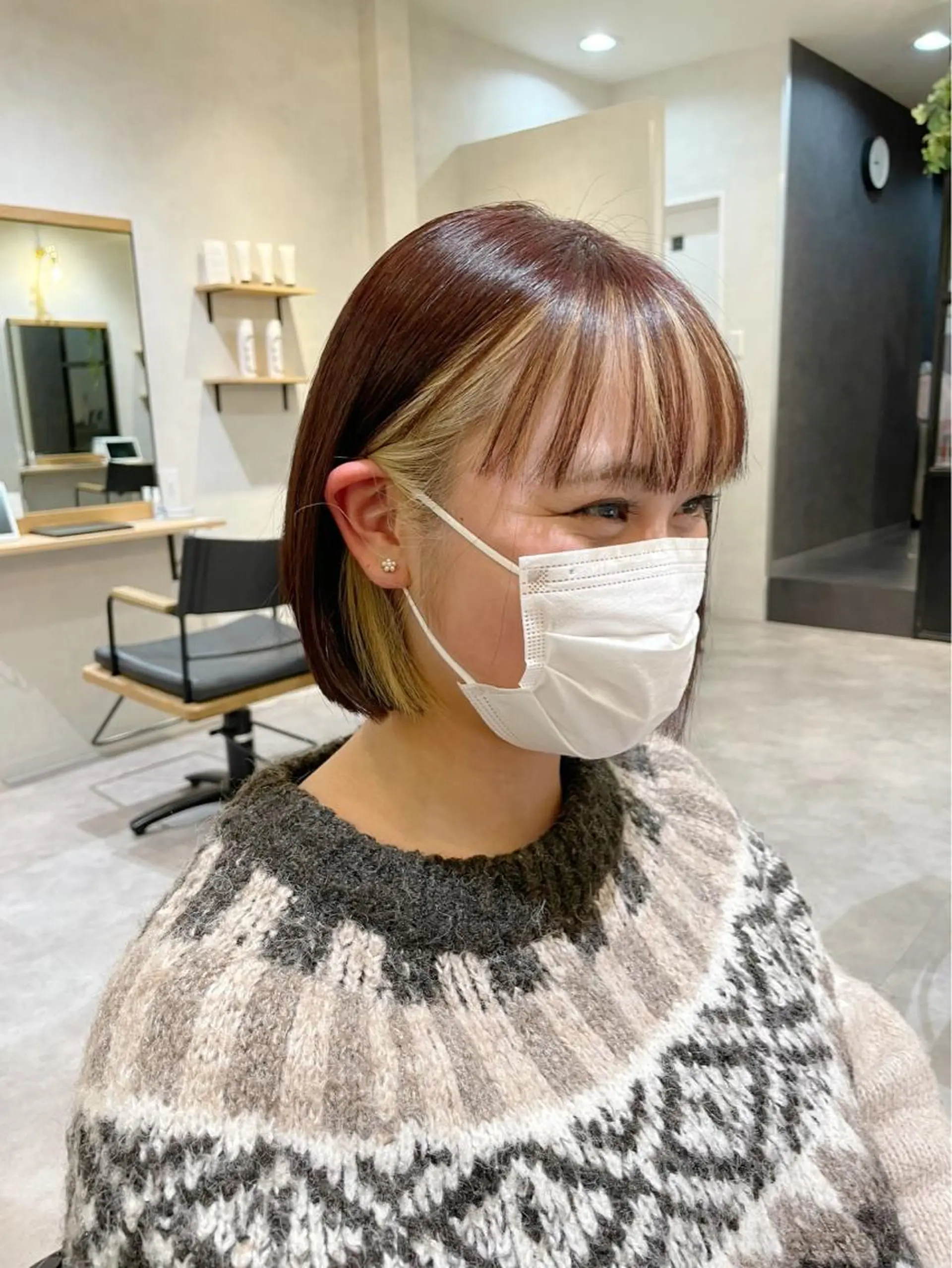 ショート カラー ボブ Ogata Marinaのヘアスタイル