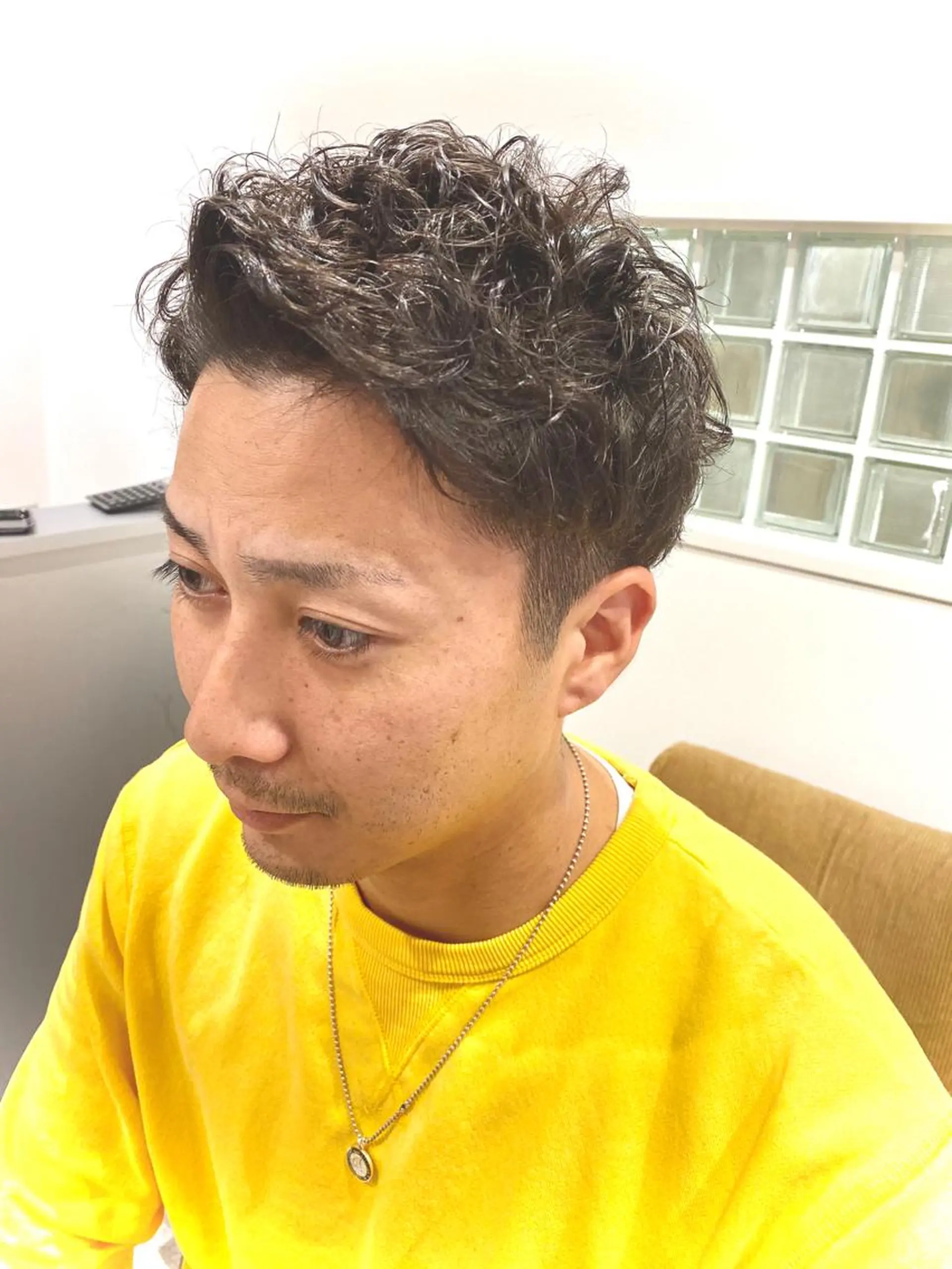 ショート パーマ メンズ JIL BLAN所属・JIL BLAN NAOのヘアスタイル