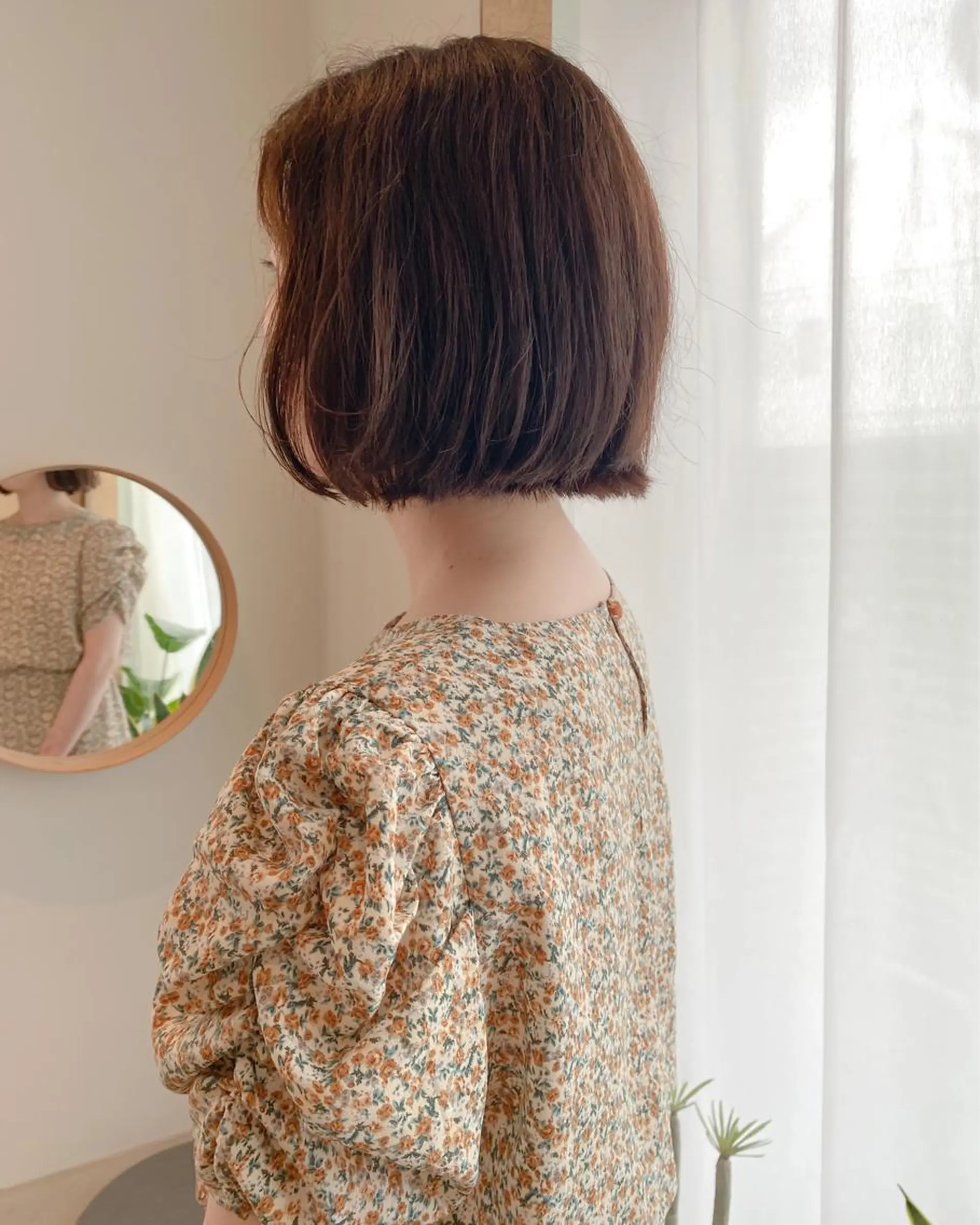 ショート カラー パーマ ヘアアレンジ Nancy所属・束感まつげ❤︎ あみのマツエク・マツパデザイン