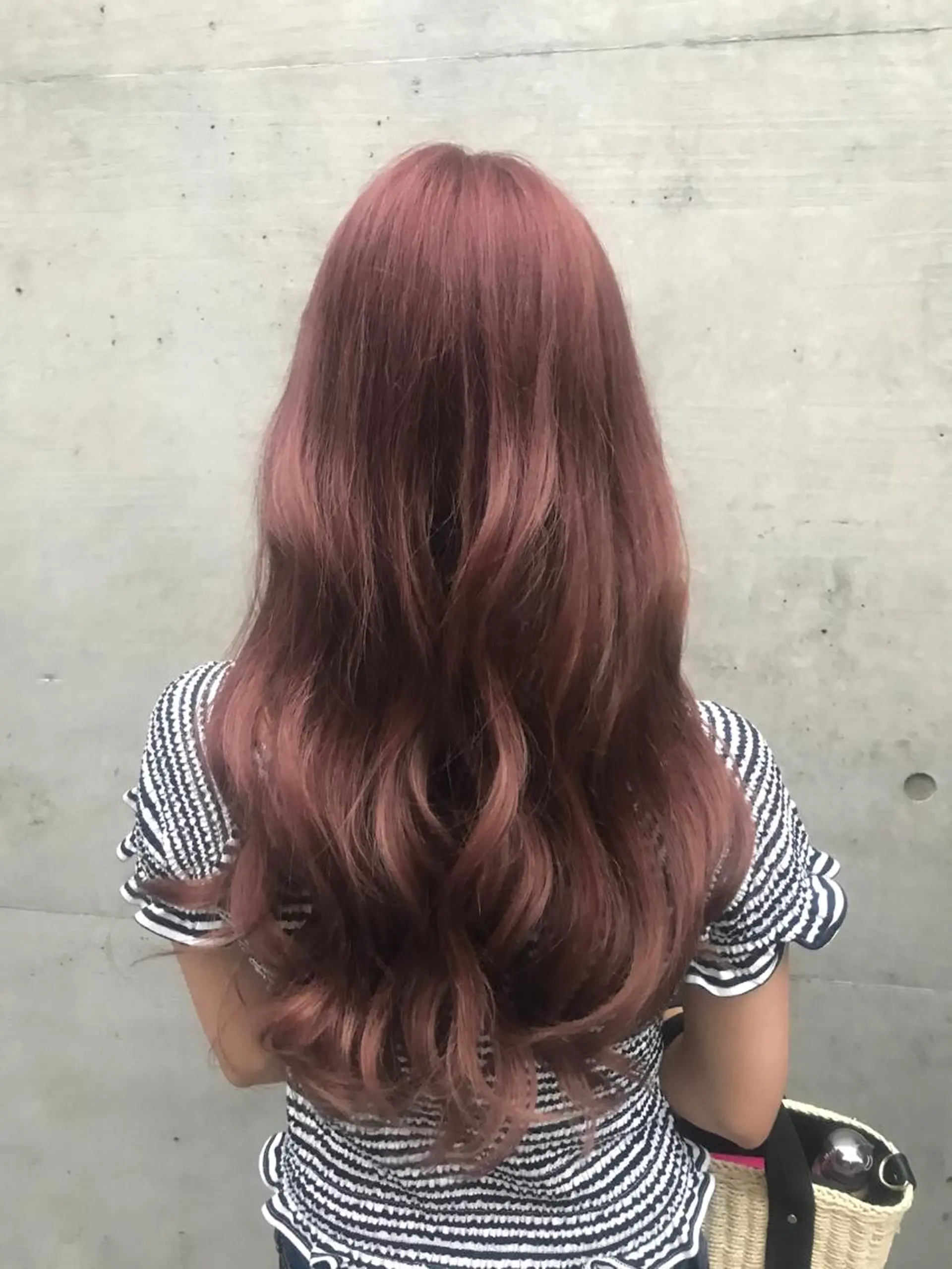 ロング カラー アッシュ ベージュカラー ピンクカラー ピンクアッシュ レイヤーカット ていねい技術No.1 🌈諏訪 健太のヘアスタイル