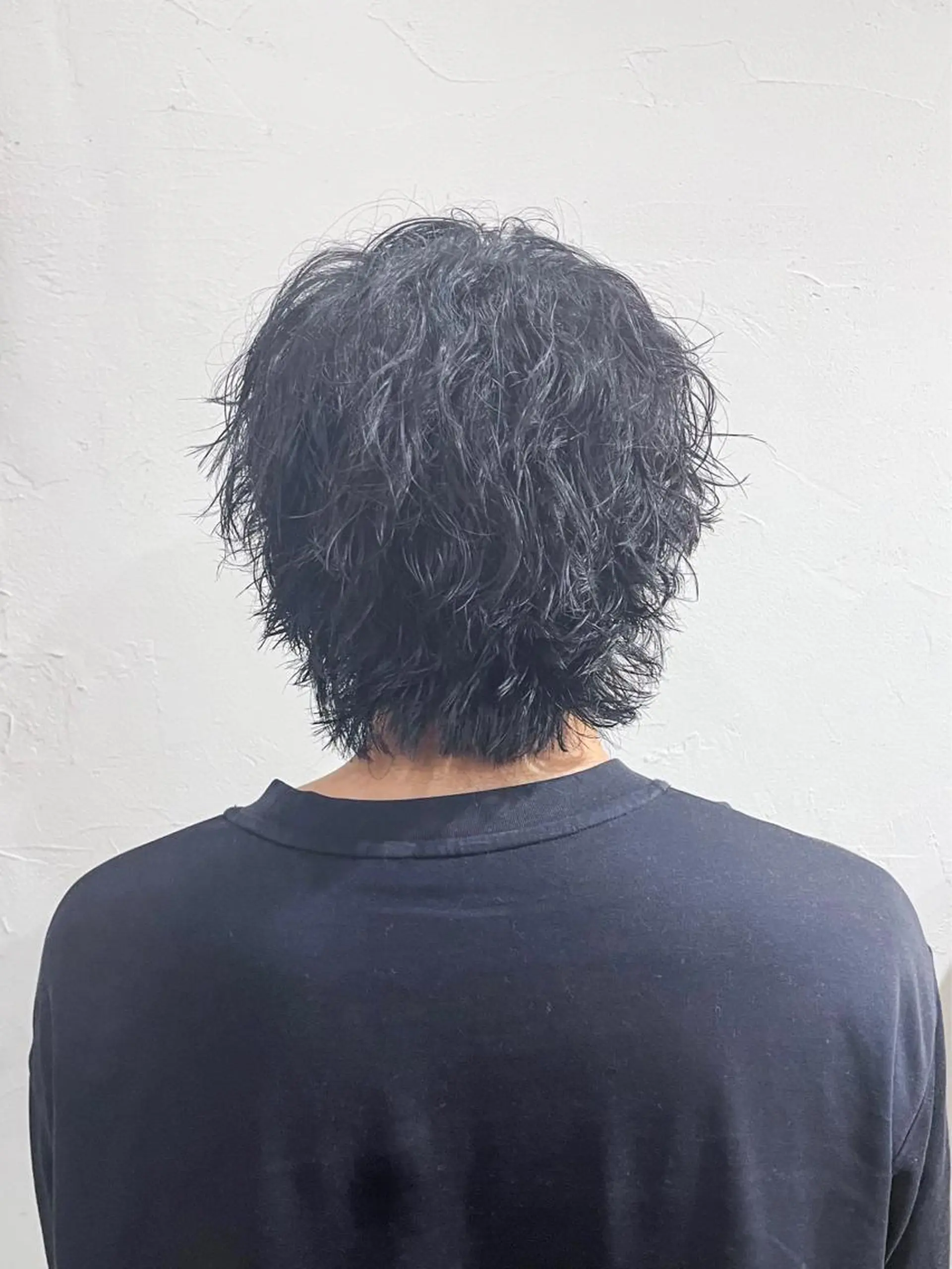 ミディアム パーマ カット パーマ かんばら りょーいのヘアスタイル