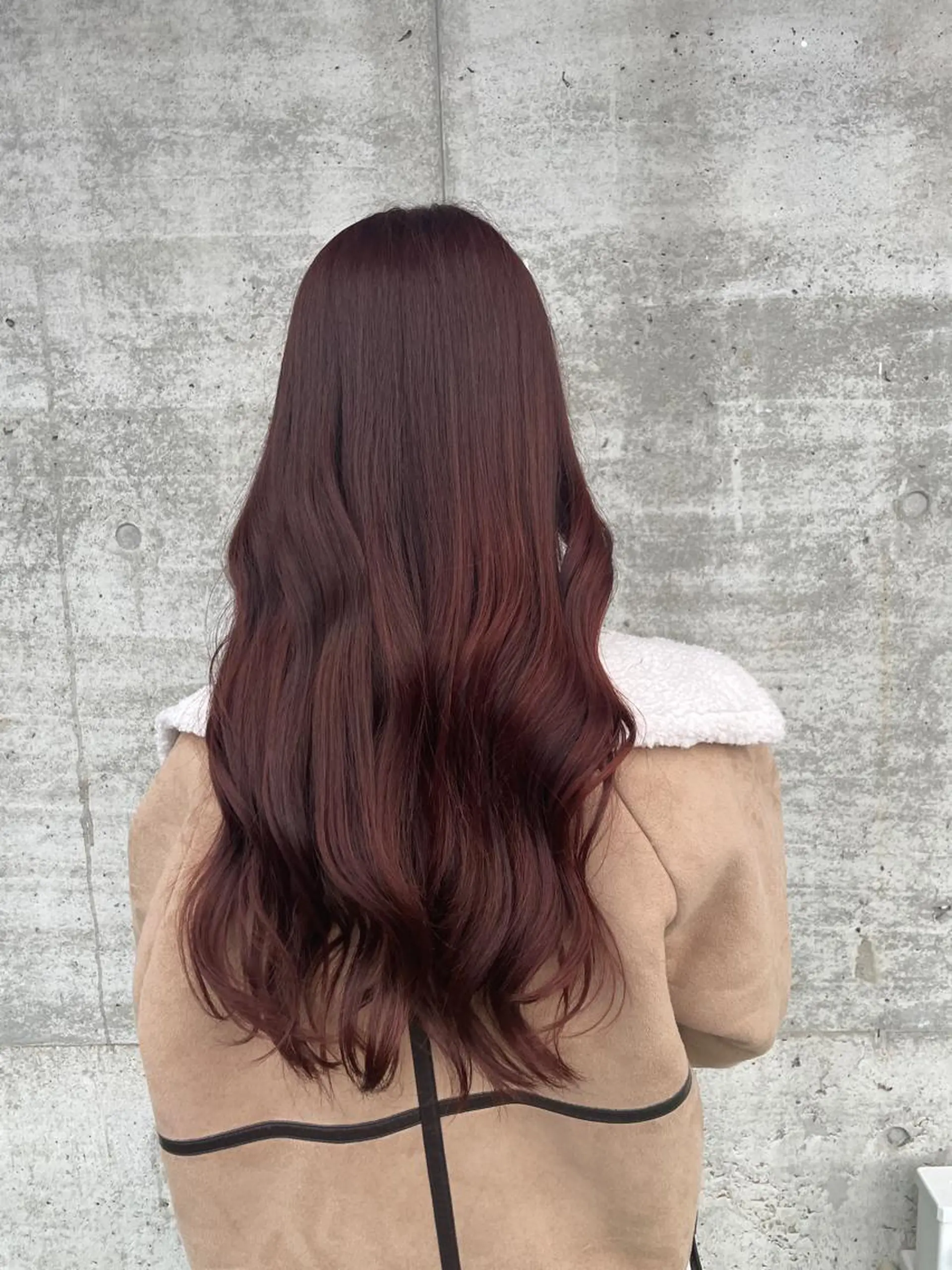 ロング カラー ブリーチ ブラウンカラー ブリーチなしカラー ロング alu所属・マキノ キョウカのヘアスタイル