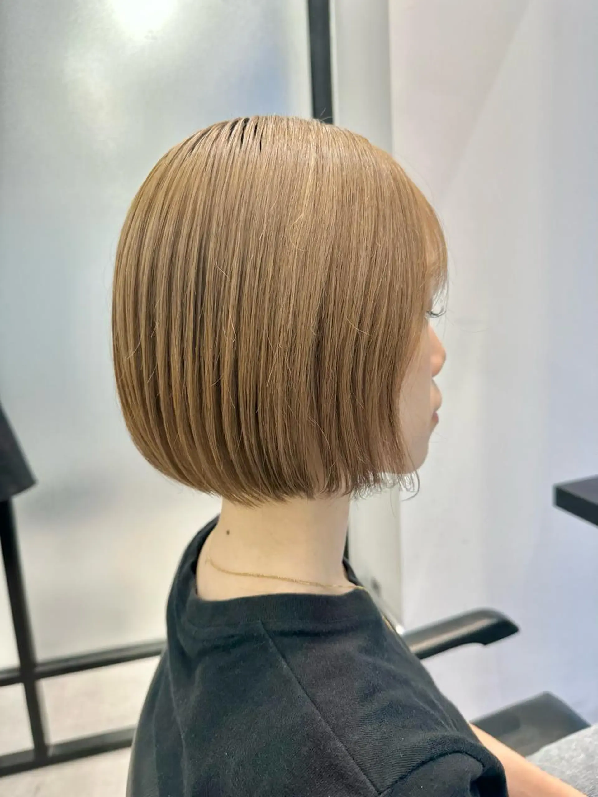 ショート SALOWIN心斎橋Suite店所属・ブリーチ毛にもできる 縮毛矯正OJIROのヘアスタイル