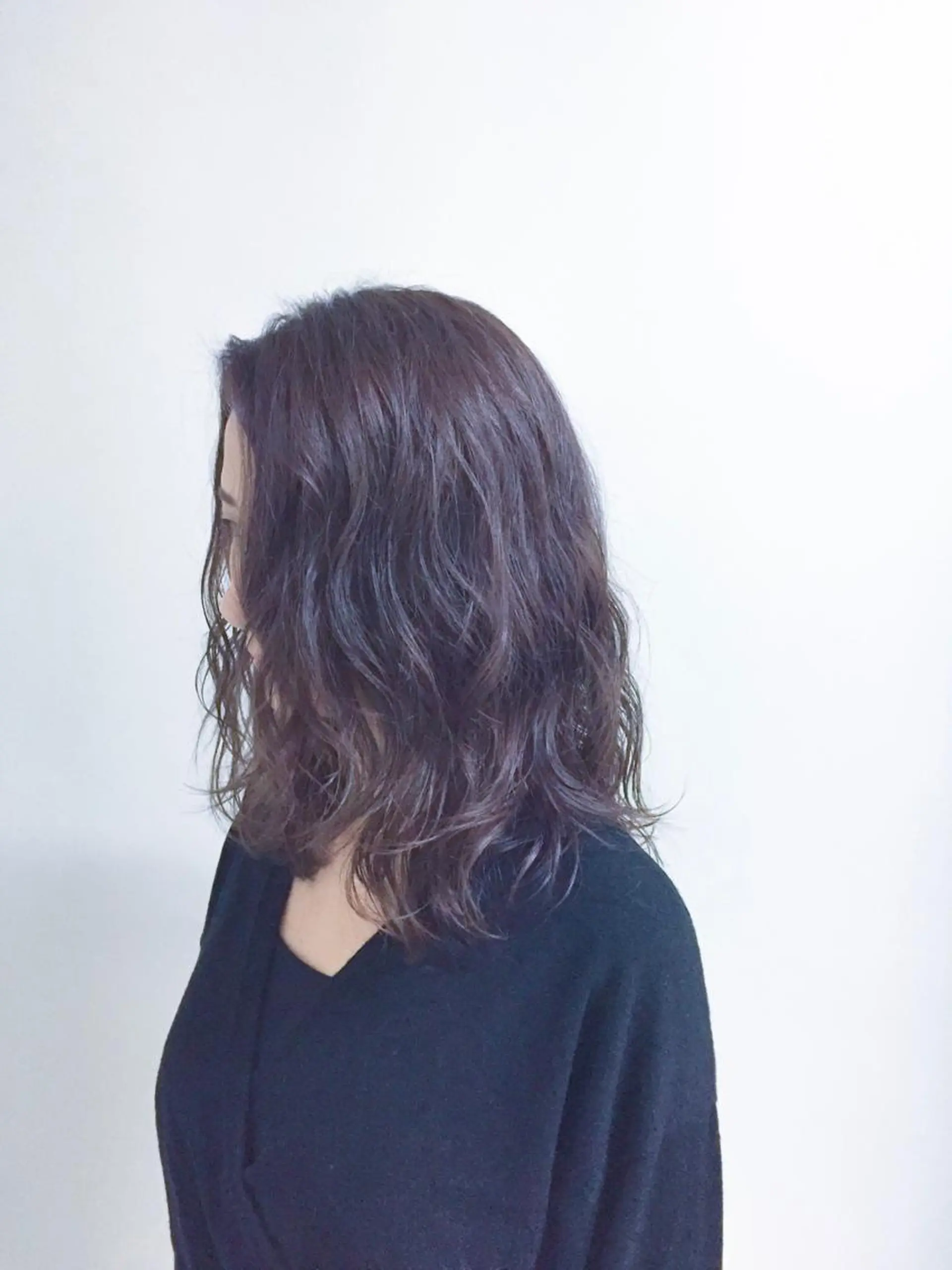 ロング パーマ デジタルパーマ un所属・un 溝の口 伊豆本のマツエク・マツパデザイン