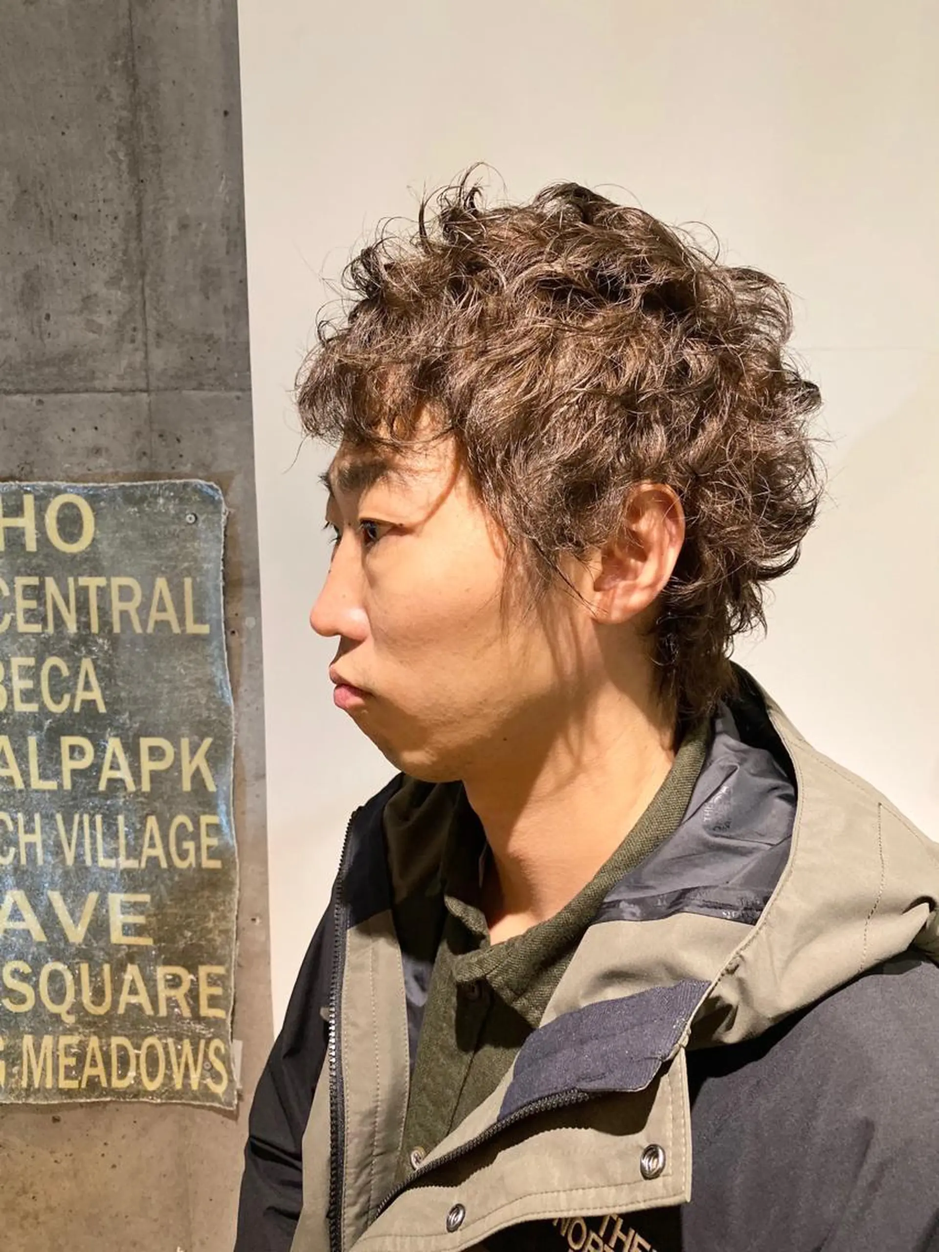 ミディアム パーマ メンズ KEN KENのヘアスタイル