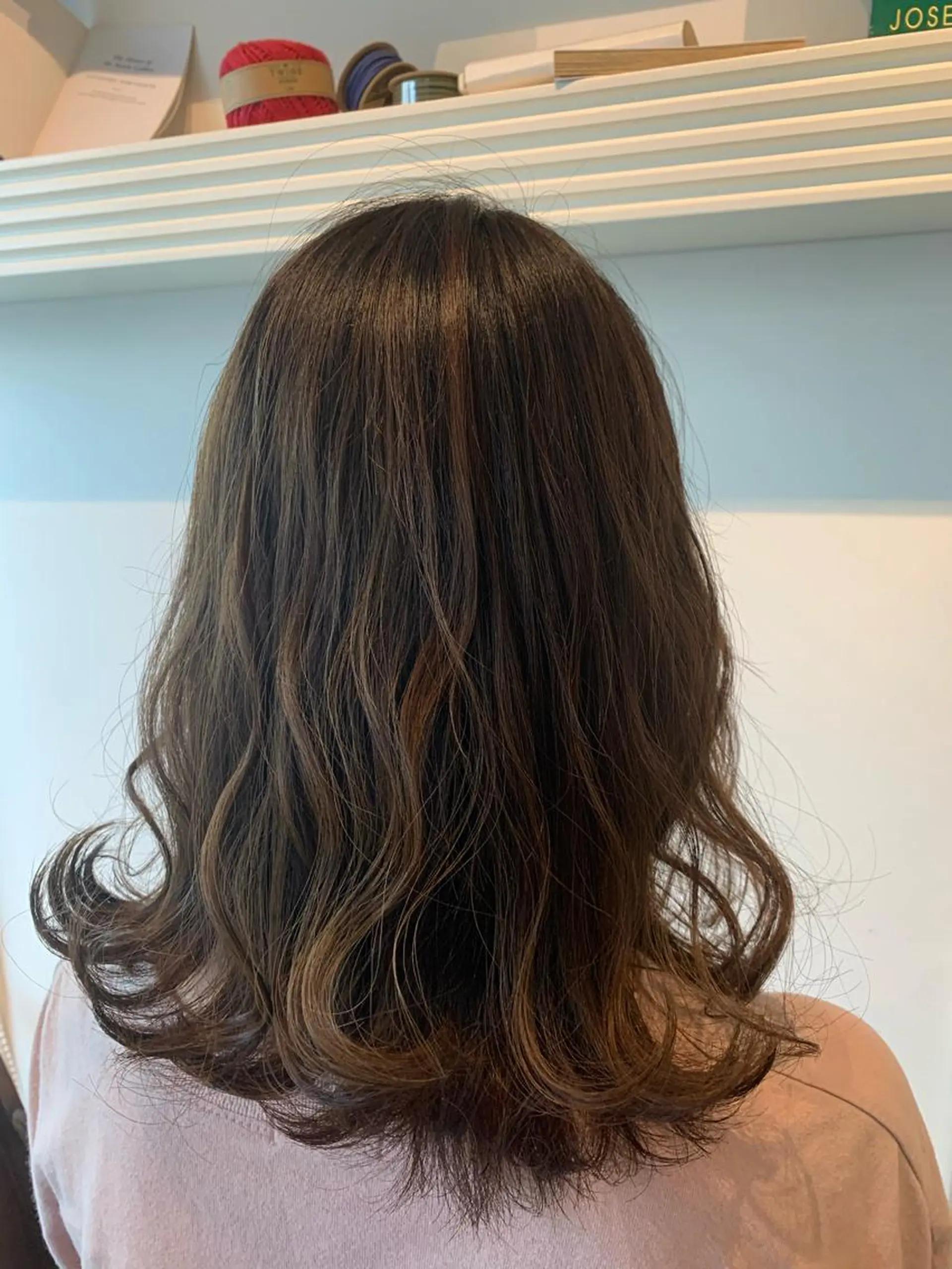 セミロング 山口 竣也のヘアスタイル