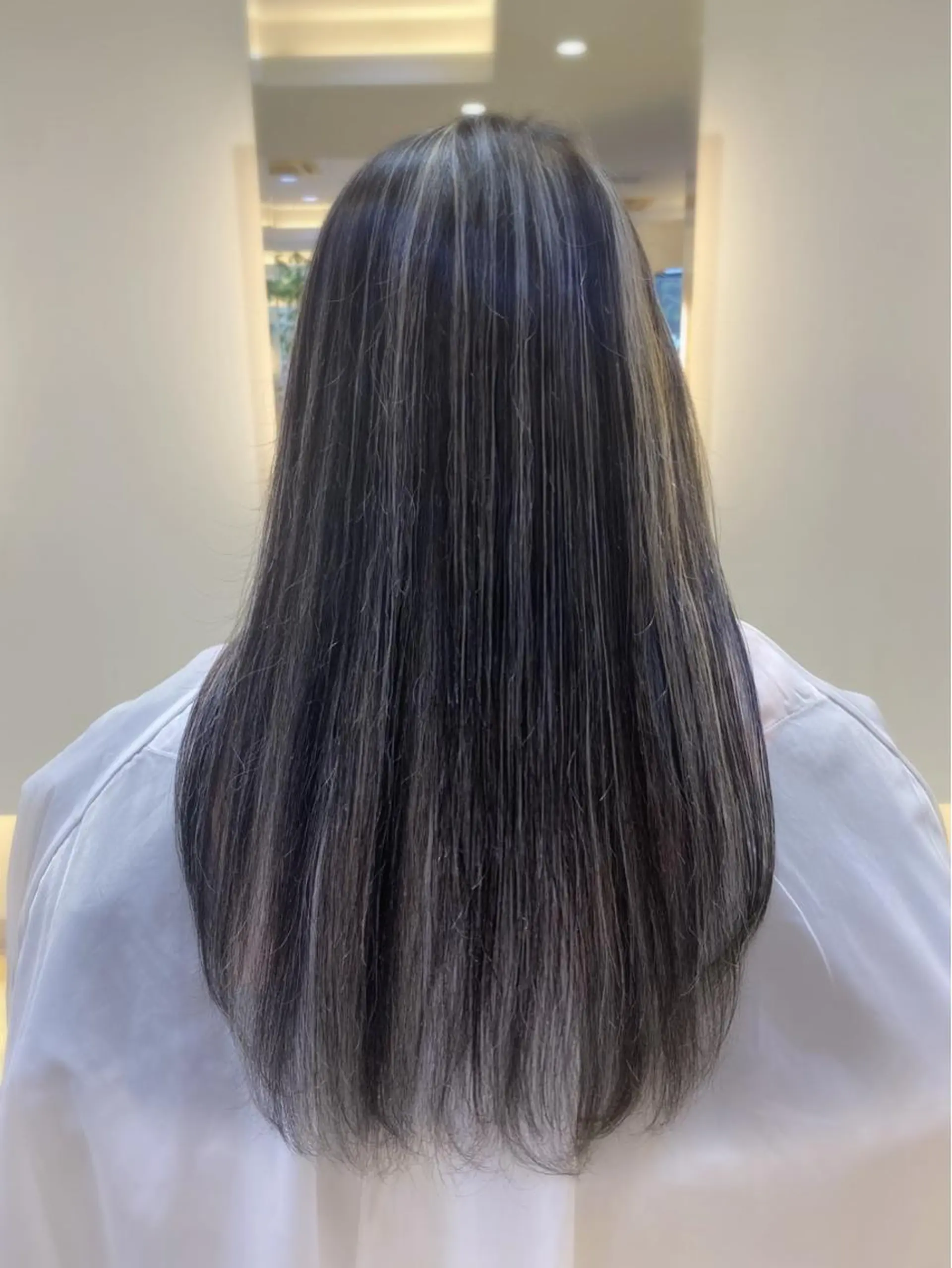 ロング カラー ハイライトカラー ハイライト カット ヘアカラー 小顔レイヤー💗 木村実樹のヘアスタイル