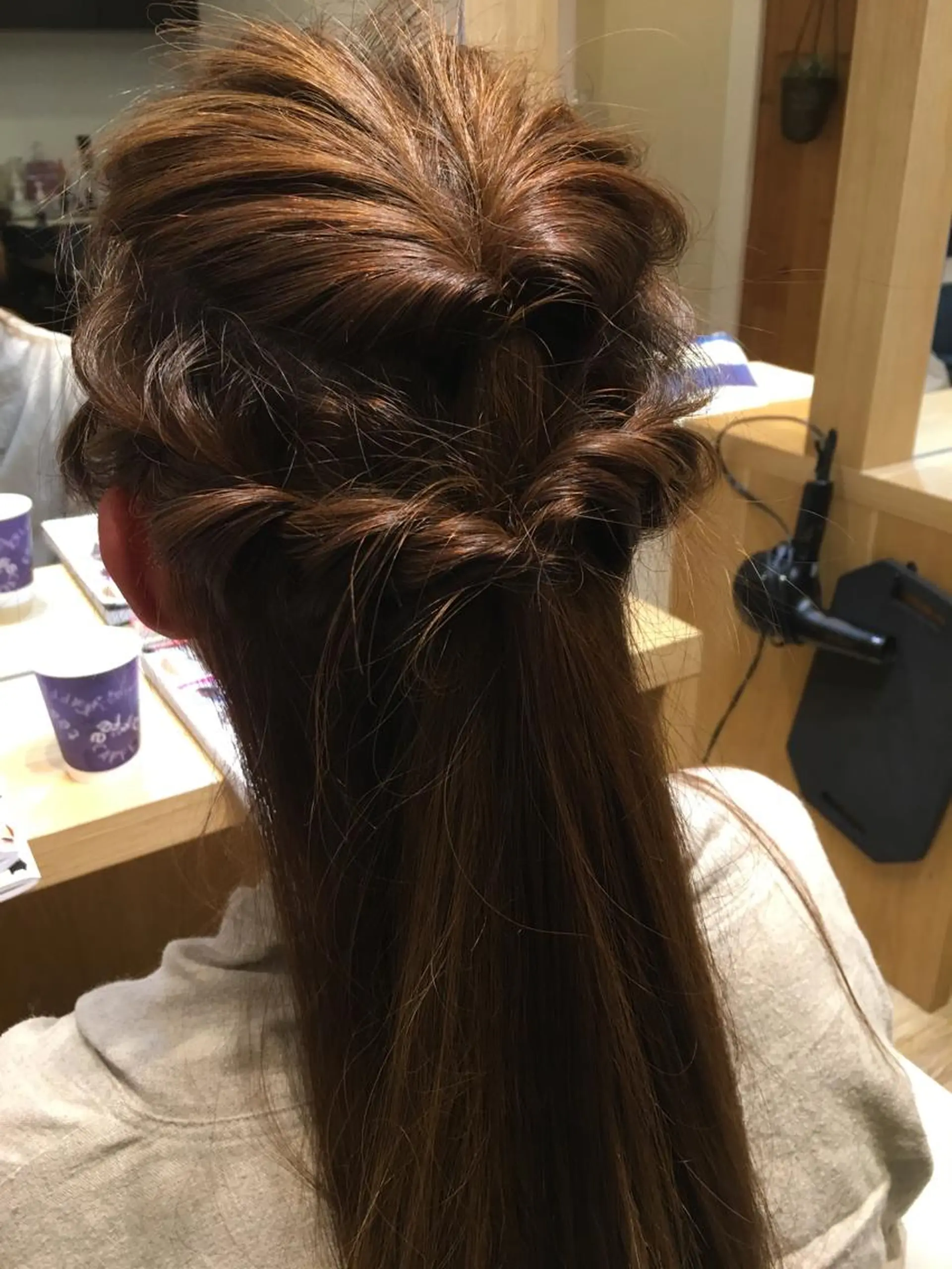 セミロング ロング ヘアアレンジ 寺門 達也のヘアスタイル