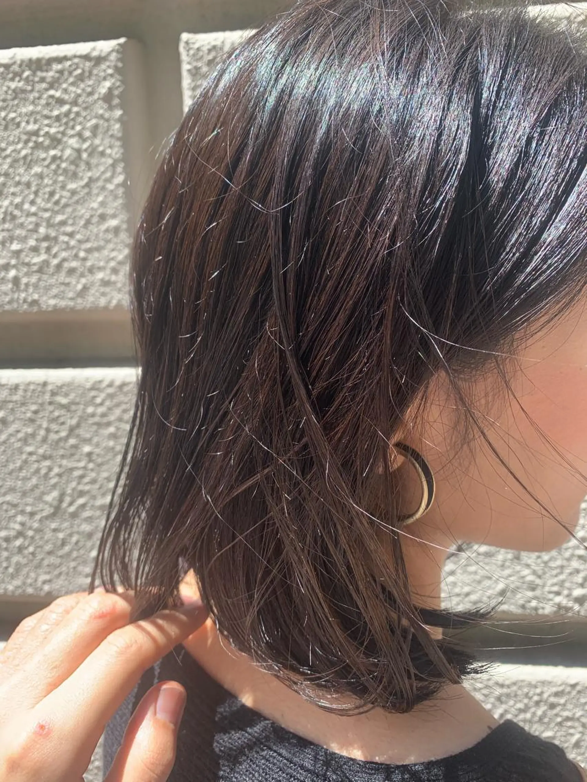 ミディアム カラー アッシュ ブリーチ ブルーカラー ブルーアッシュ ハイライトカラー 鈴木 真司のヘアスタイル