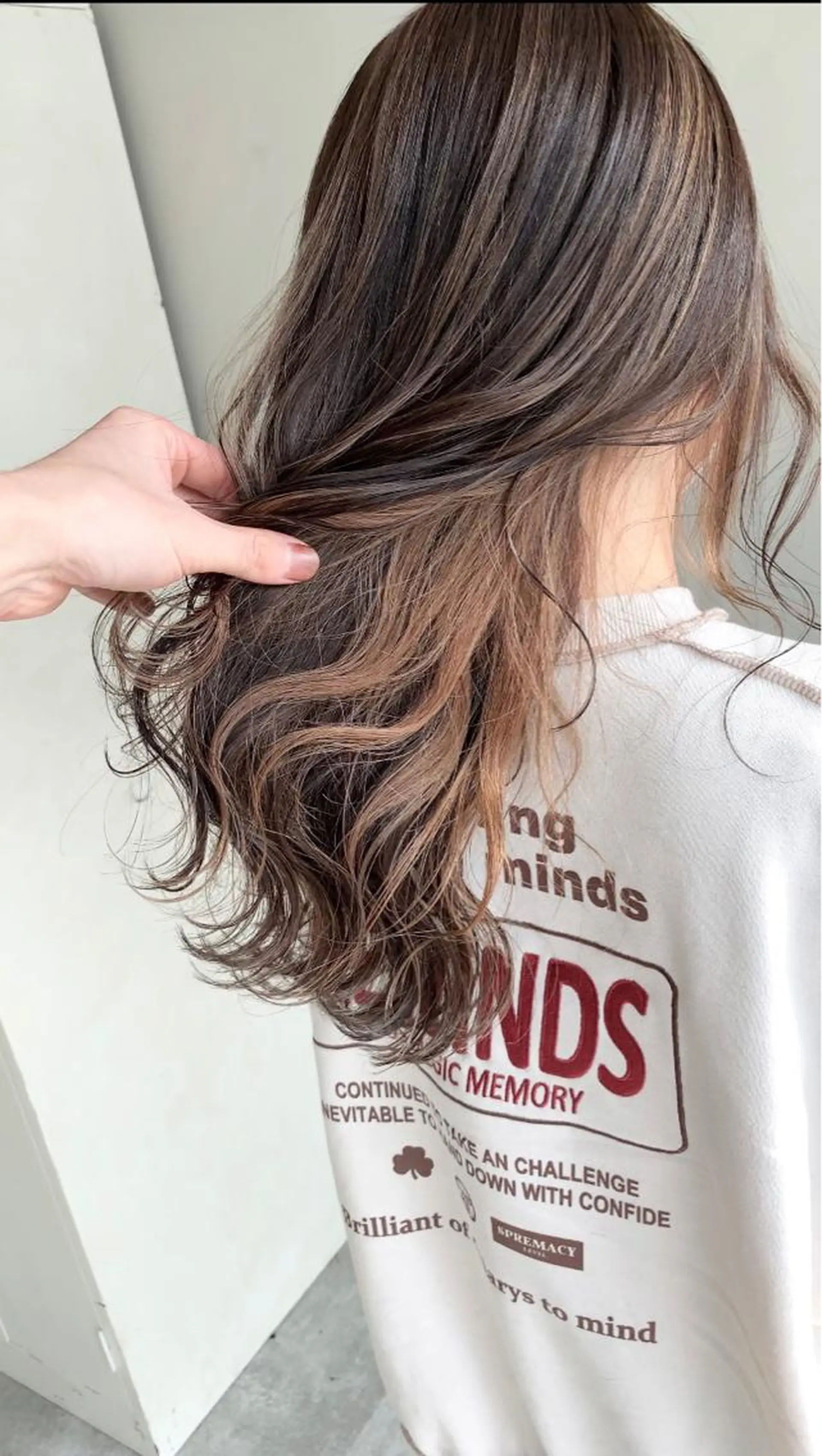 ロング カラー カット ヘアカラー トリートメント lafith hair leco所属・西金 徹のヘアスタイル