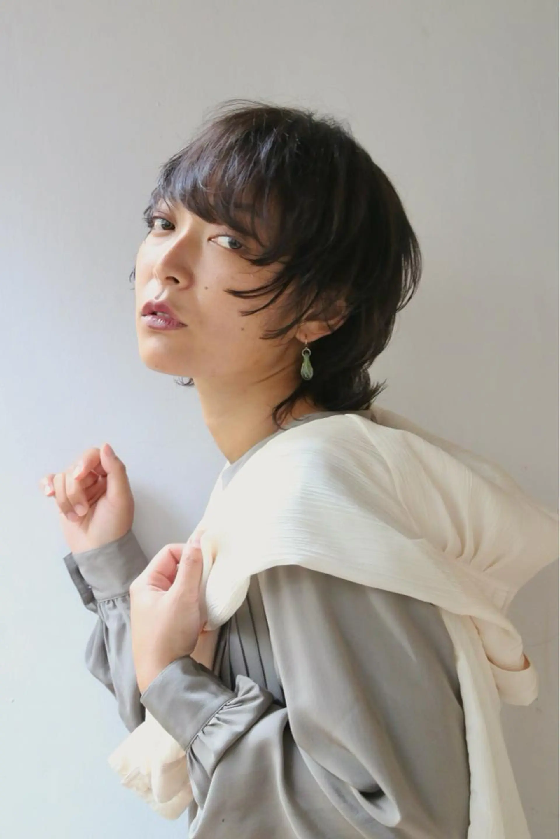 ミディアム カラー パーマ ヘアアレンジ ✨顔まわりカット ✨渋谷人気No.1✨のヘアスタイル