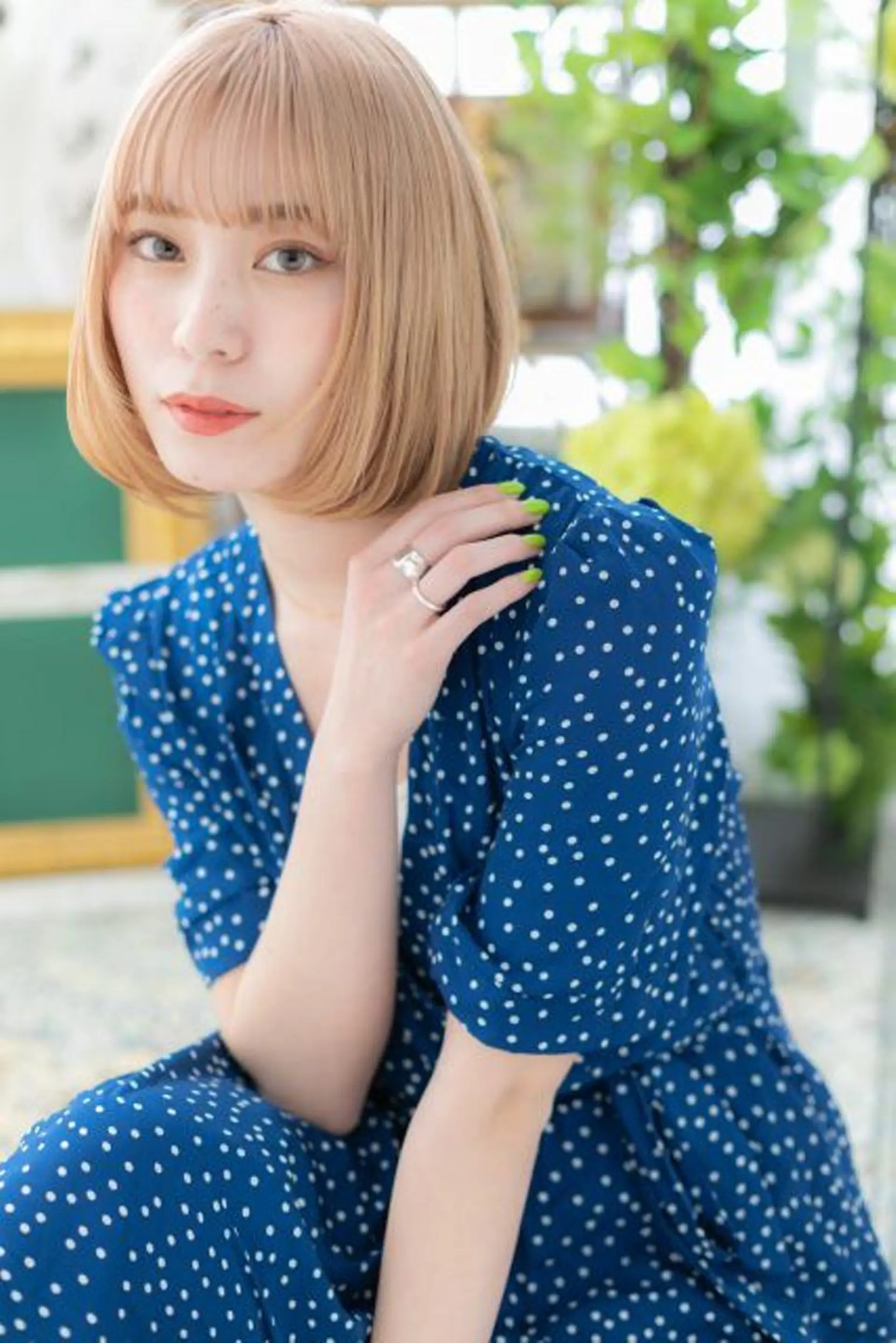 ミディアム カラー COVER HAIR bliss 大宮店所属・出川 宙☘️のヘアスタイル