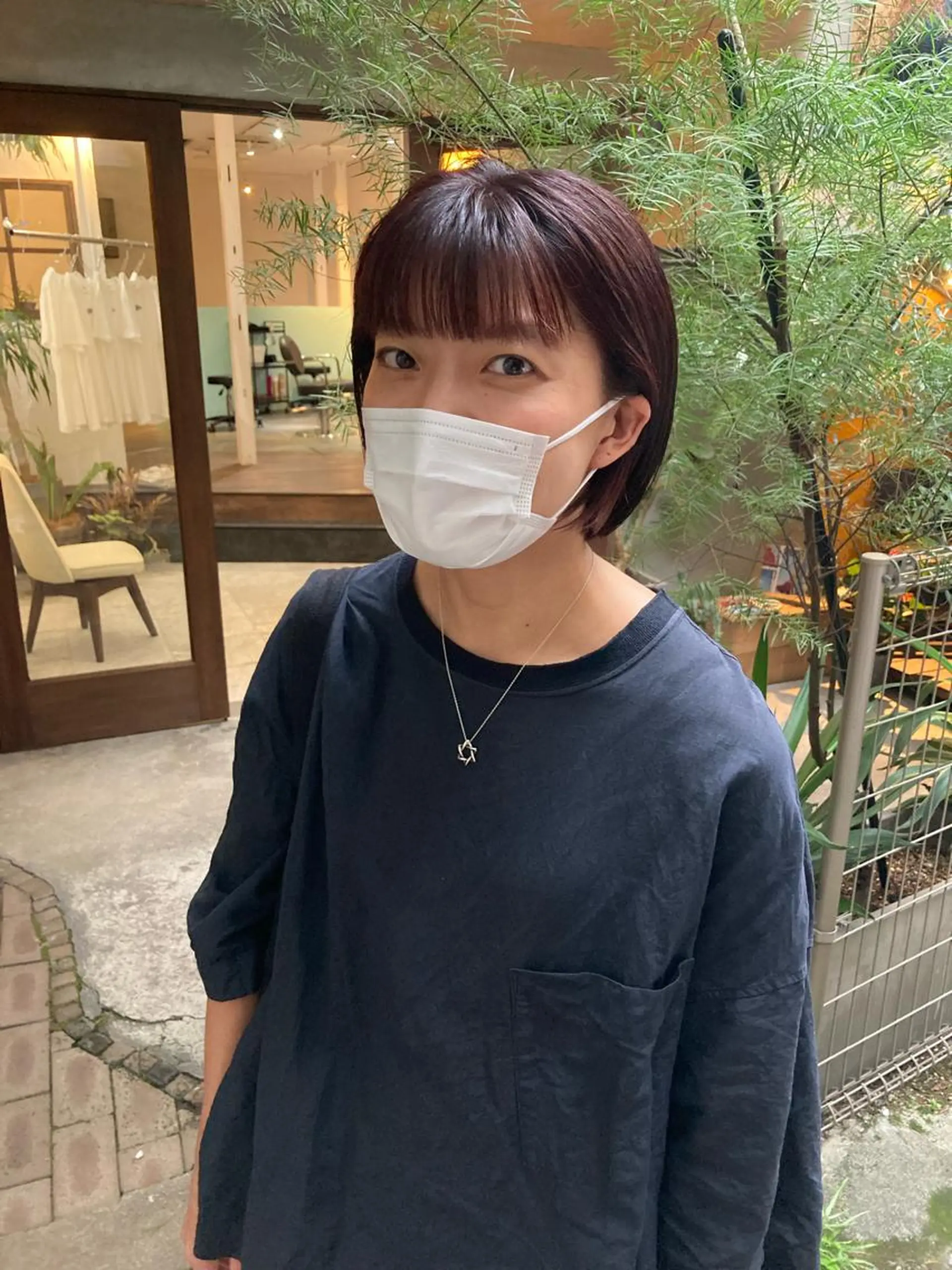 ショート カット ヘアカラー トリートメント 金田 夏野のヘアスタイル