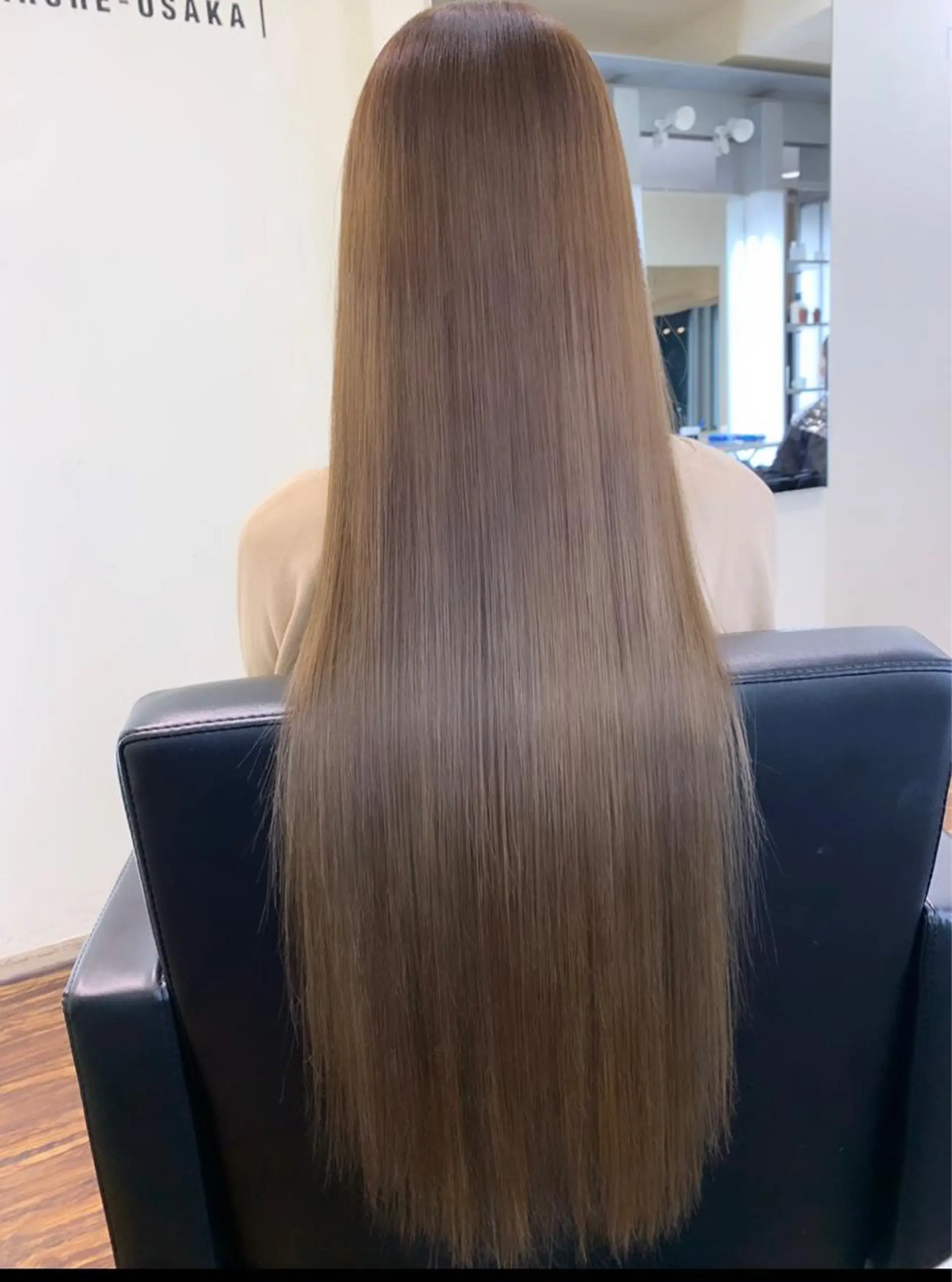 ロング カラー 髪質改善 トリートメント 縮毛矯正 髪質改善サロン 心斎橋ARCHEのヘアスタイル
