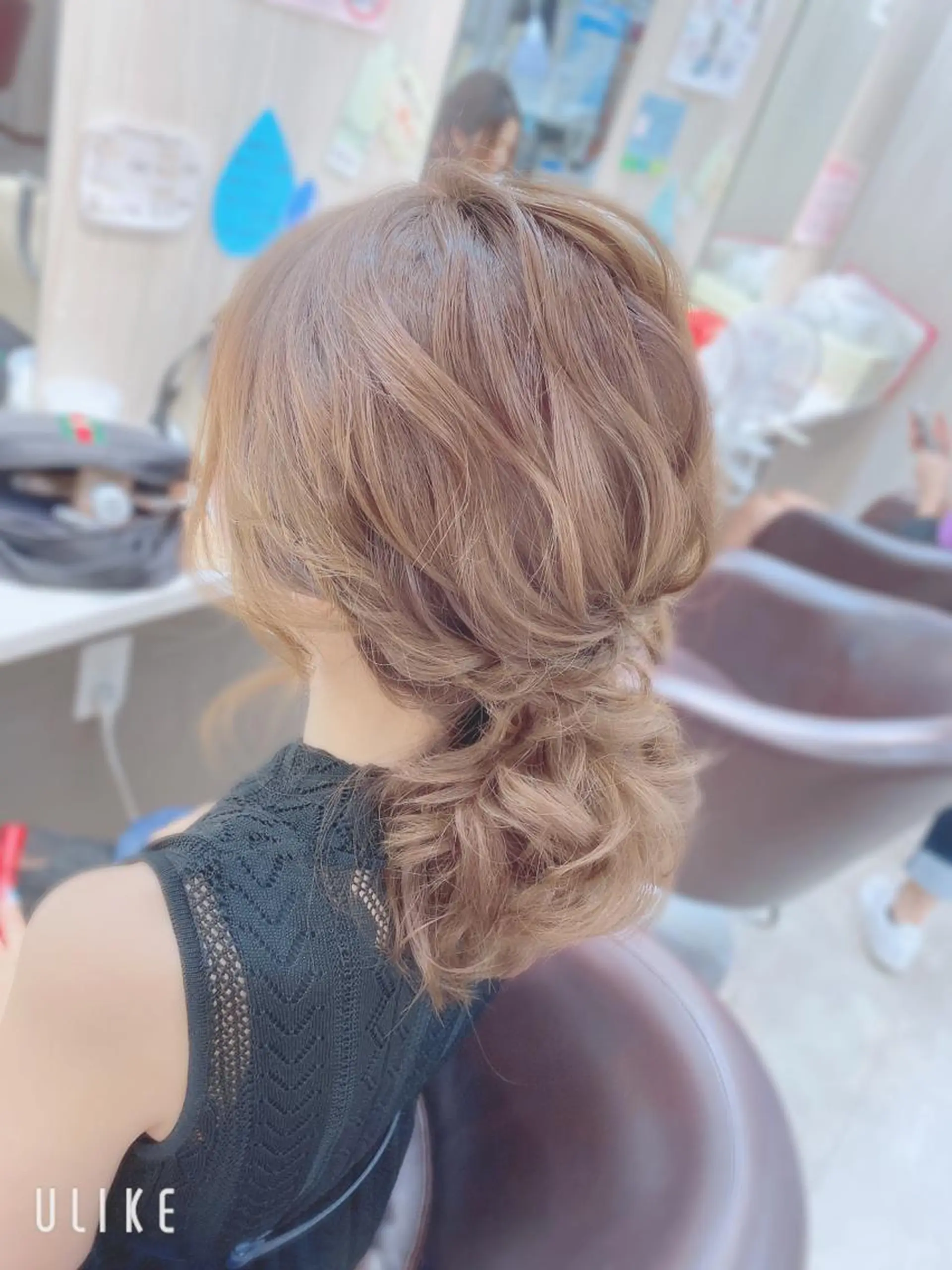 ヘアアレンジ ポニーテール 《カメレオン》 西田美輝のヘアスタイル