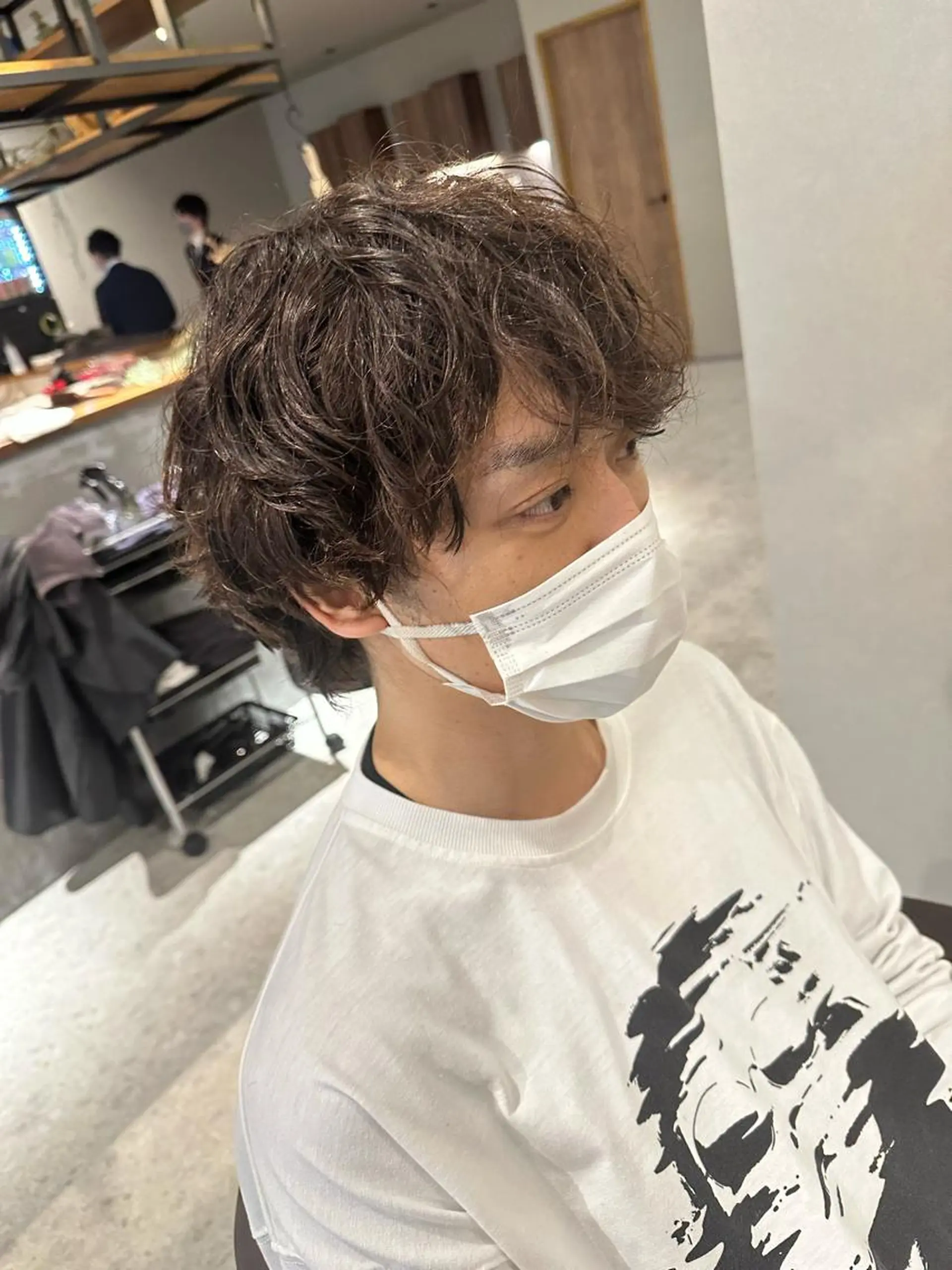 ミディアム ミディアムパーマ カット パーマ ヘッドスパ Forest. -髪質改善-のヘアスタイル