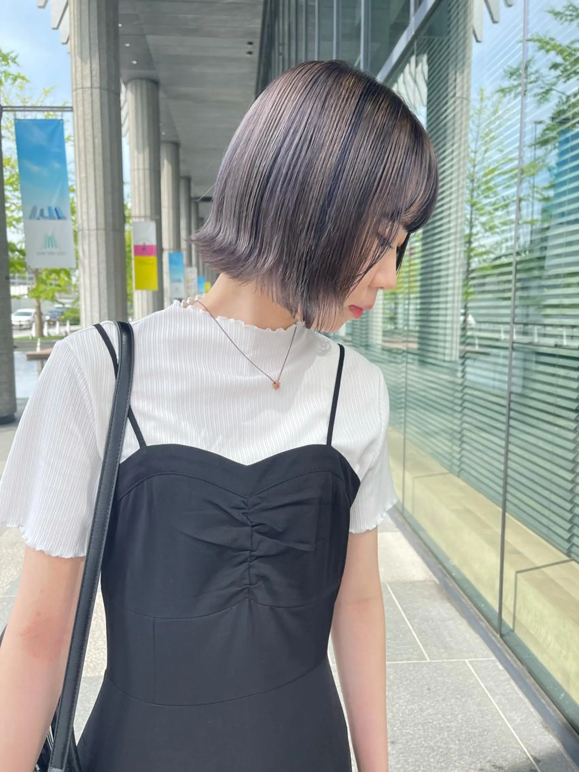 ショート ヘアカラー SALOWIN梅田茶屋町North店所属・福山 晴香のヘアスタイル