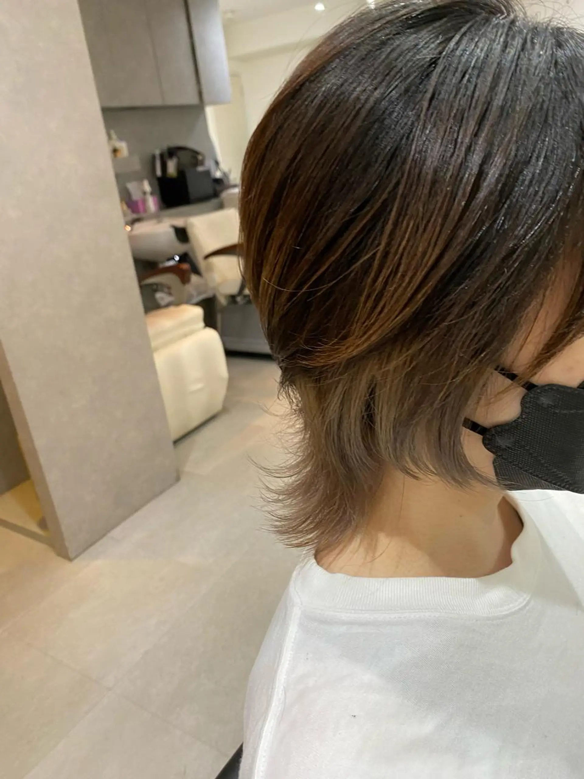 ミディアム カラー 銀座⚜️【脱白髪染め 美髪矯正】トグチのヘアスタイル