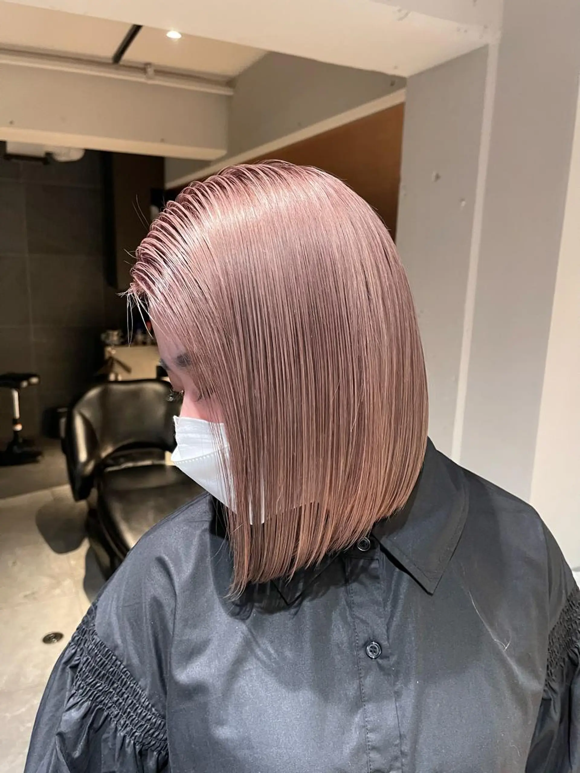 ミディアム Kvell&Co. YUSUKEのヘアスタイル