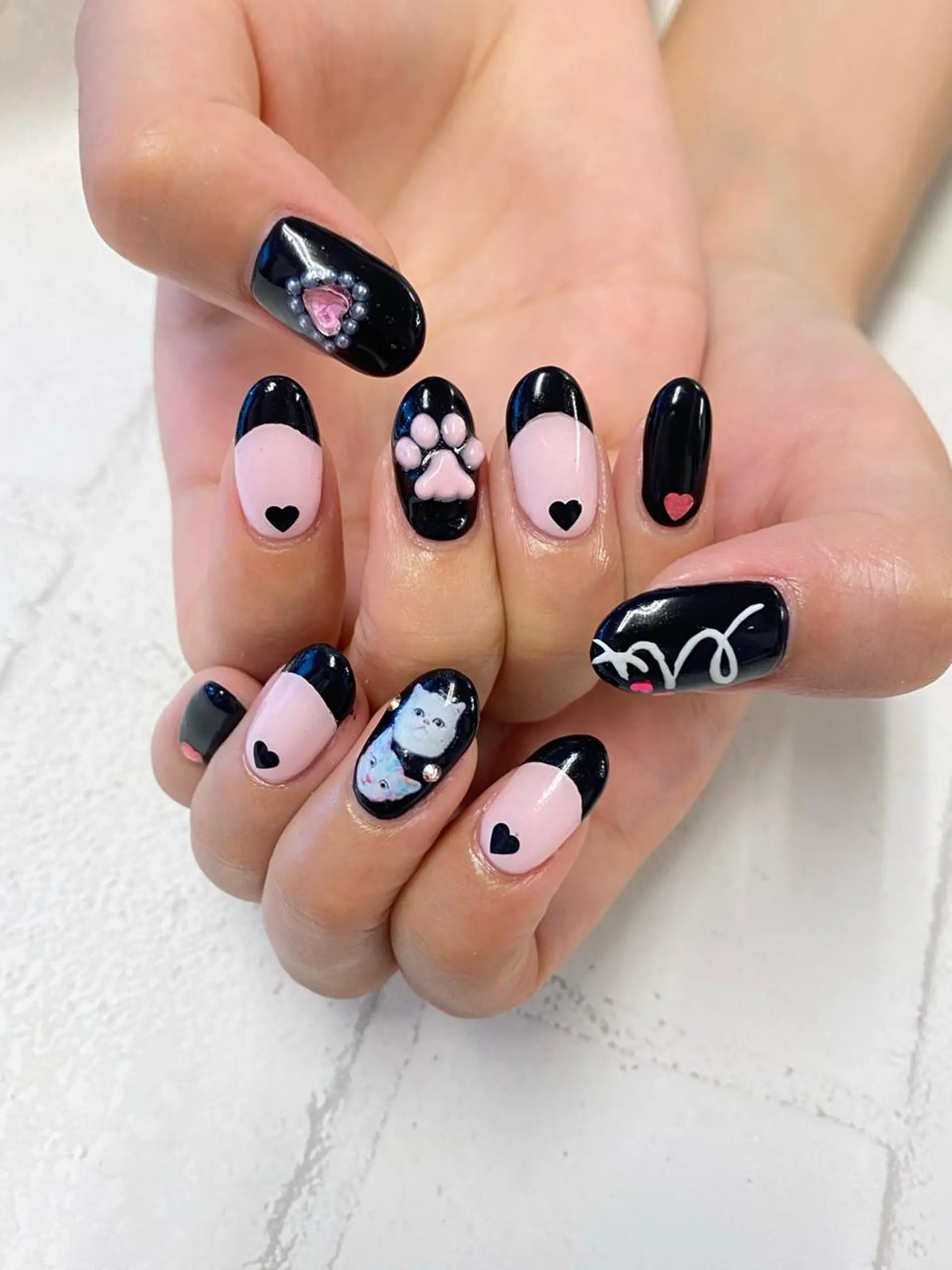 カラー ネイル アートネイル KIREIE NAILSのネイルデザイン