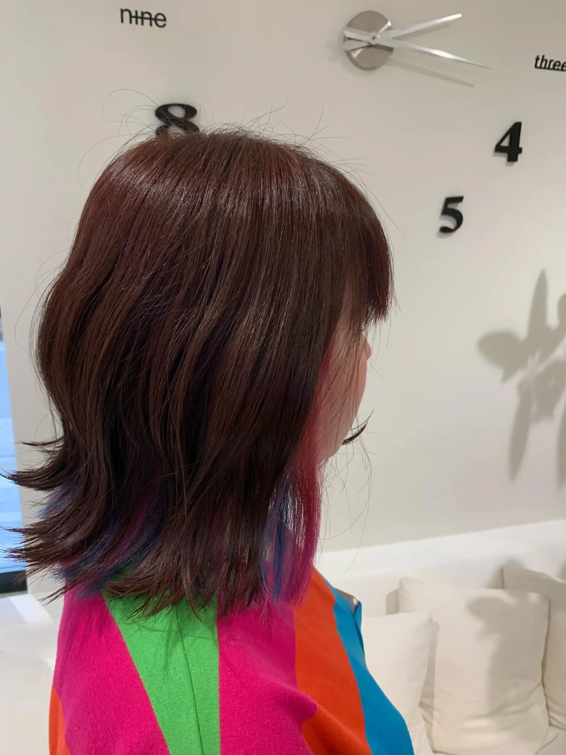 ミディアム カラー ヘアカラー 松吉 純平のヘアスタイル