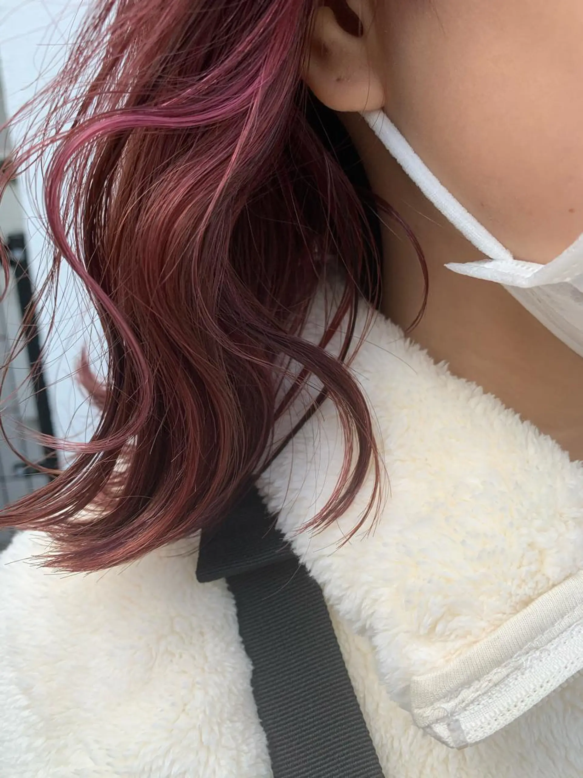 ミディアム 切りっぱなしボブ ショートボブ ミディアムパーマ ミストバング ボブ C’LD hair  produce /シールドヘア所属・モテ髪/ボブ/ショー ト/アダチフウトのヘアスタイル