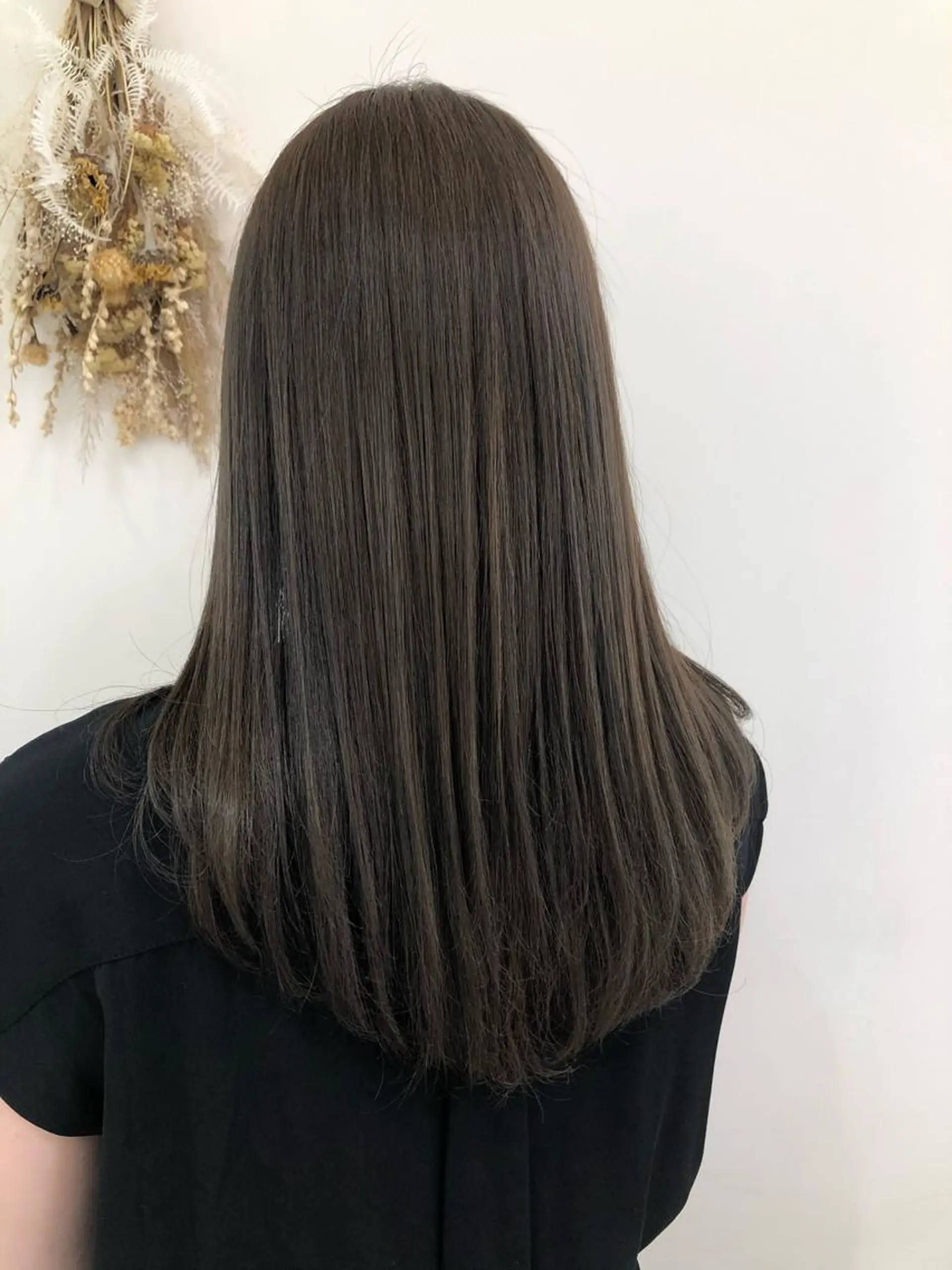 ロング 髪質改善 トリートメント 野村 さなみ✨ぱっつんボブのヘアスタイル