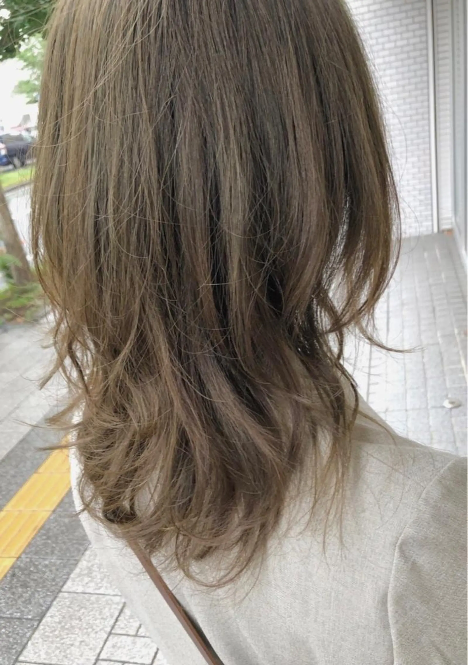 ミディアム ハイライト 山本 芳喜のヘアスタイル