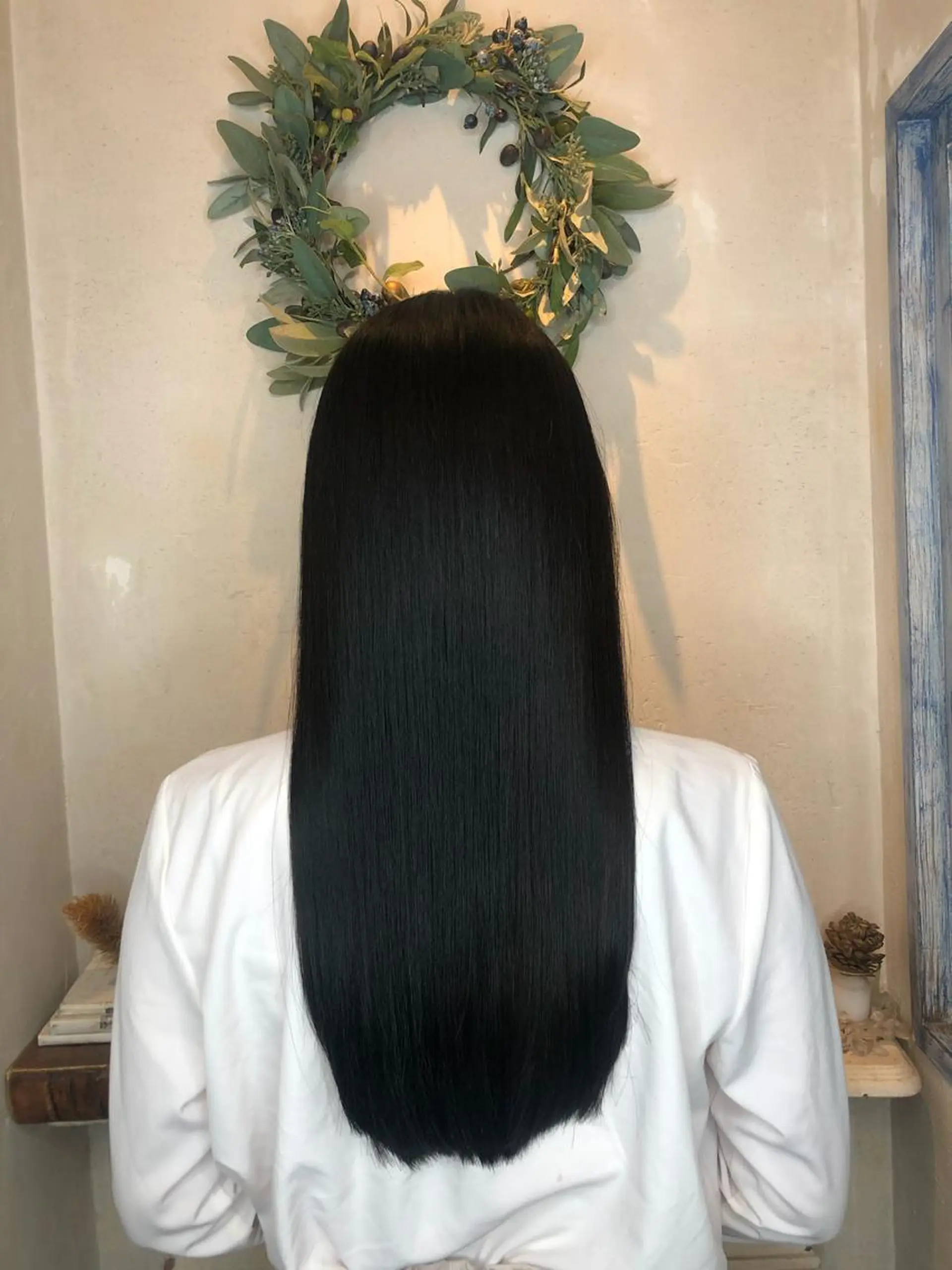 ロング カラー 前平 友慈のヘアスタイル