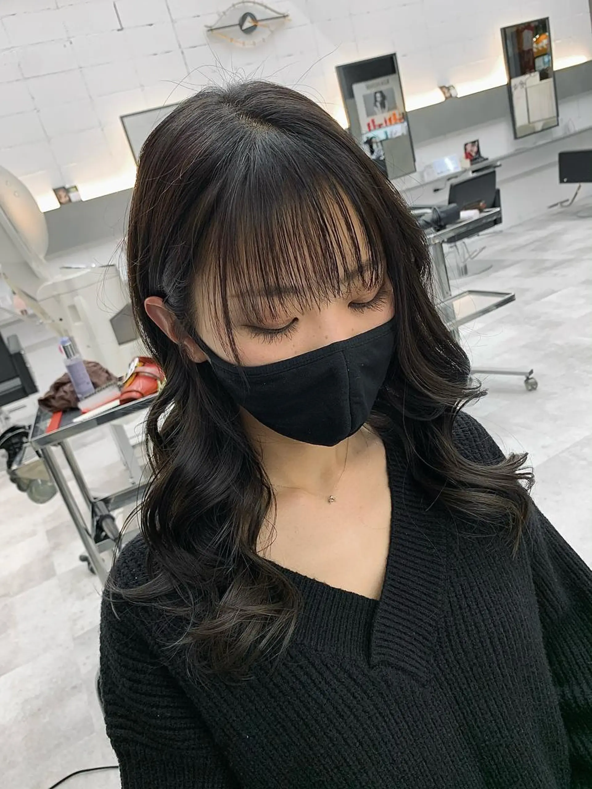 ロング カラー ハイライトカラー インナーカラー ハイライト 韓国風ヘア レイヤーカット メンズカット/レイヤ ーカット大名Lay.のヘアスタイル
