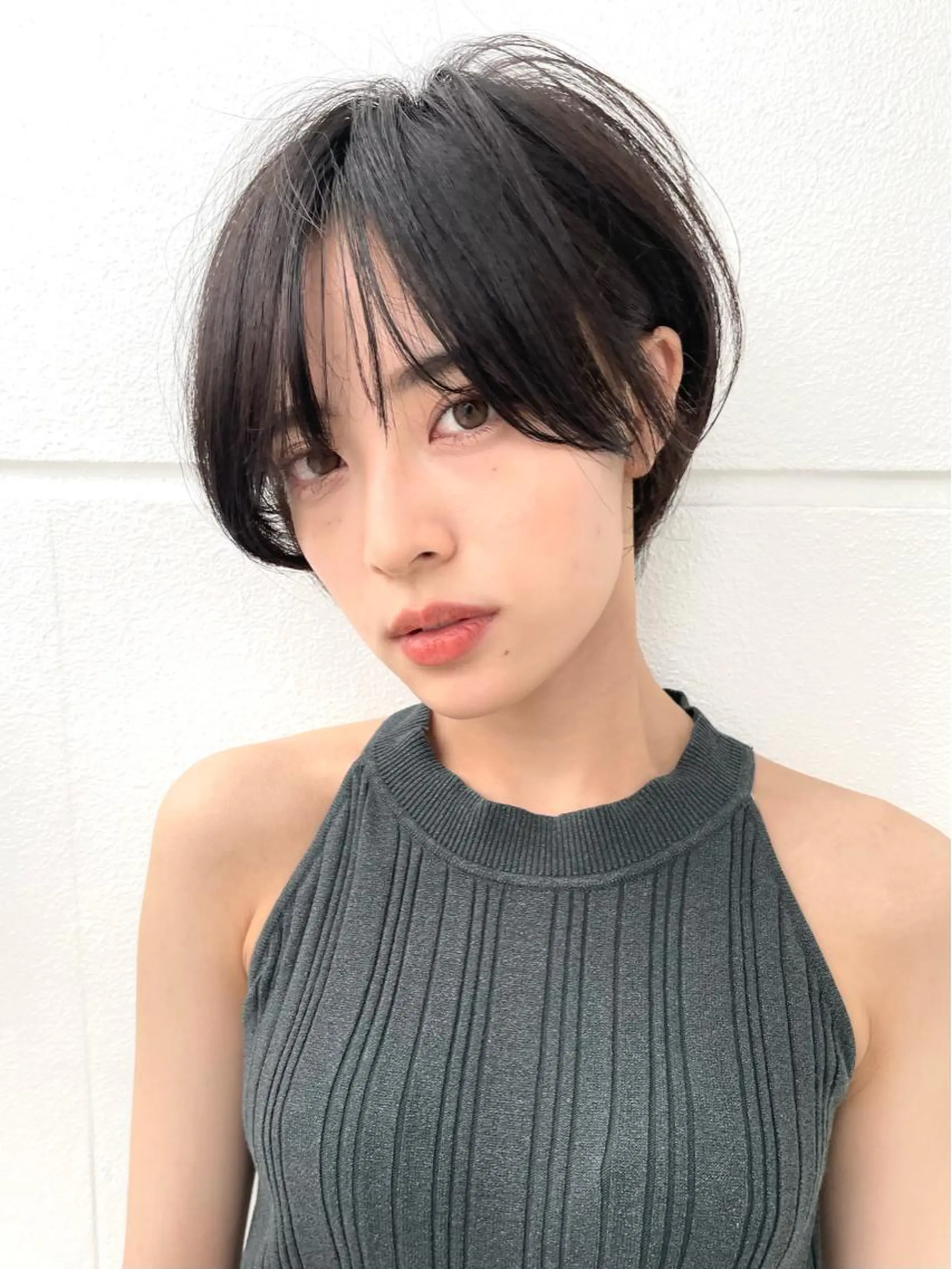 ショート カラー カット ヘアカラー 【韓国　レイヤー 髪質改善✨】かずのヘアスタイル