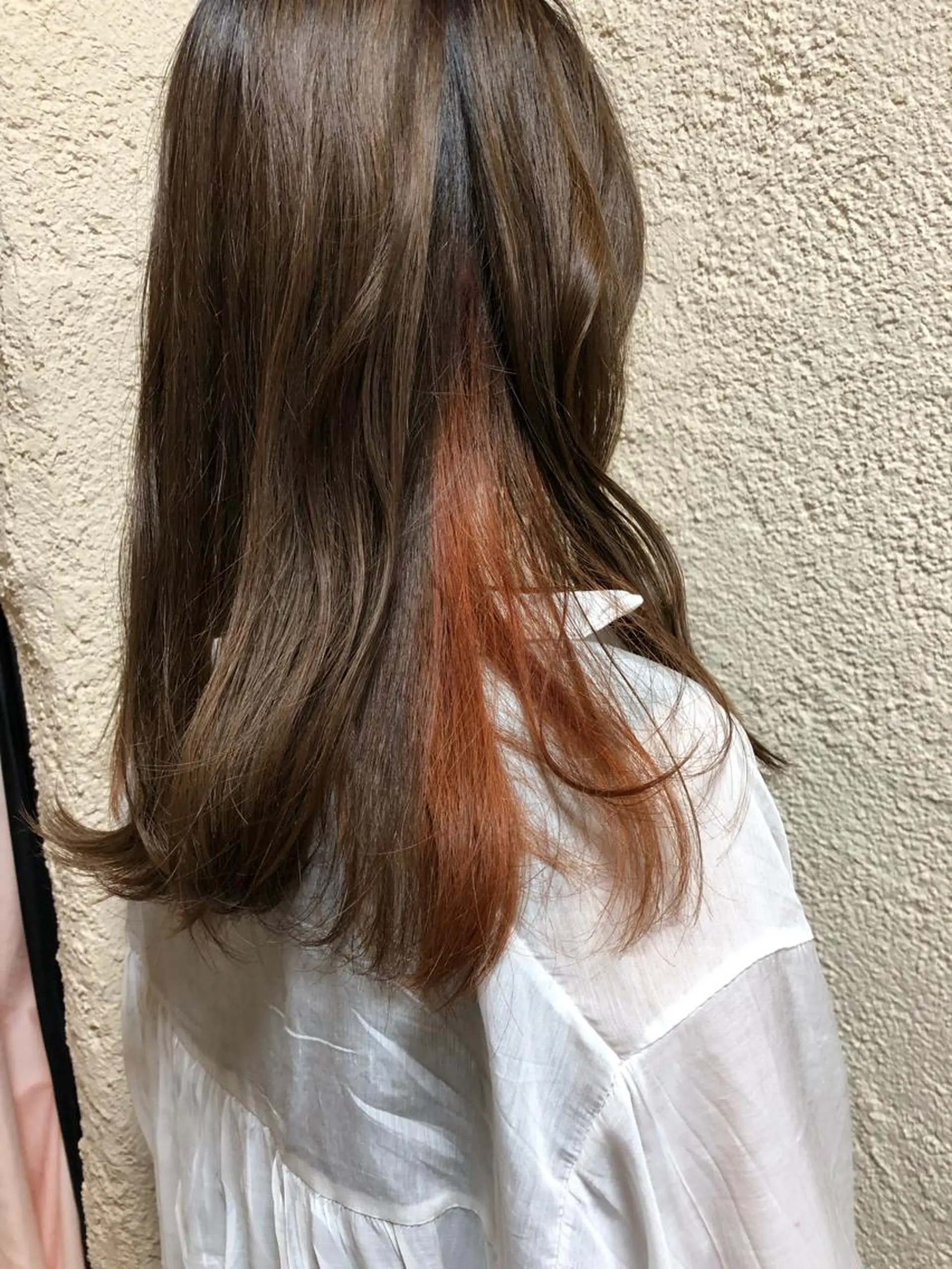 カラー オレンジ ヘアカラー トリートメント 杉野 まみのヘアスタイル