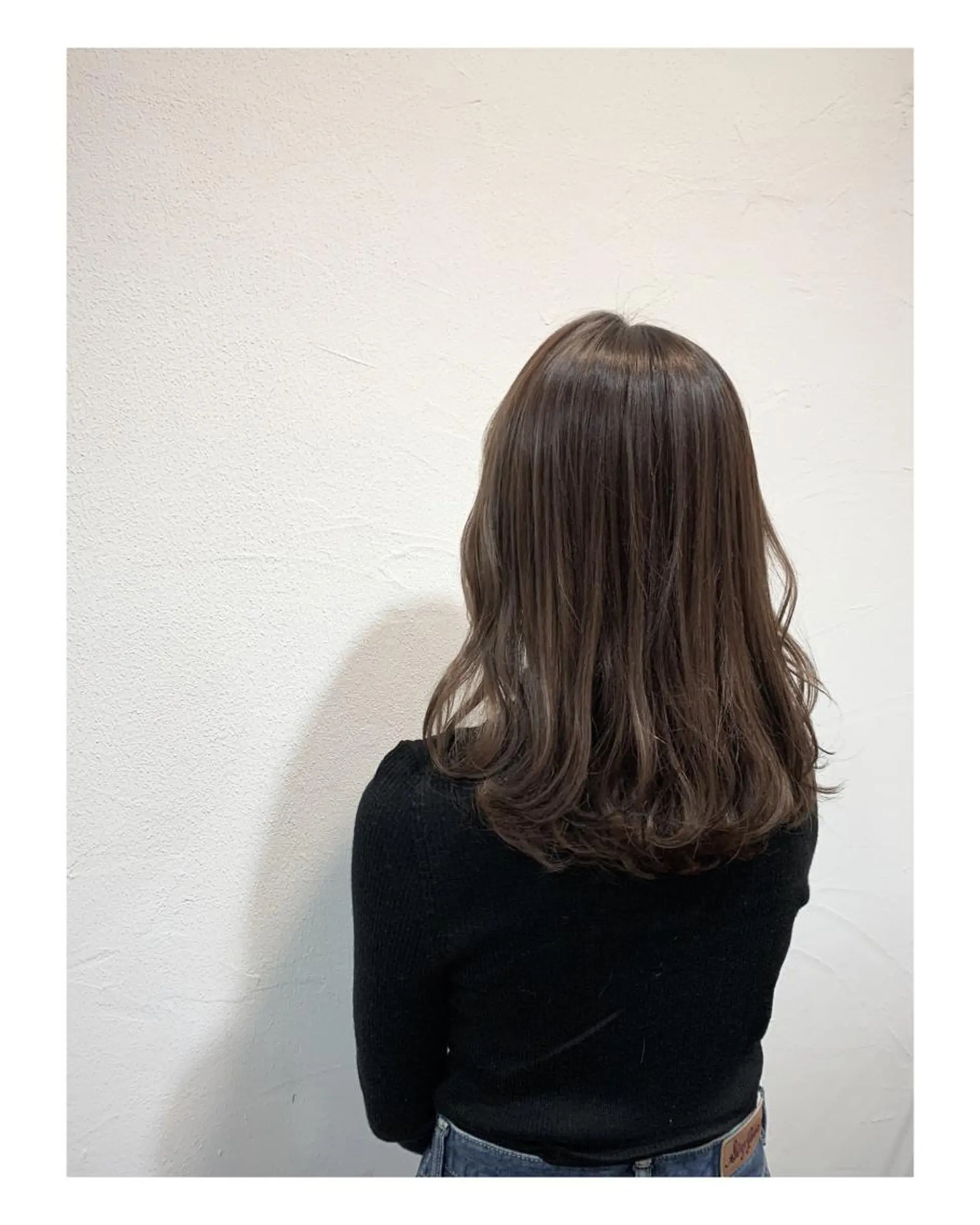 セミロング レイヤーカット ローレイヤー カット hair salon Lihina所属・韓国ヘア🇰🇷 佐藤史奈のヘアスタイル
