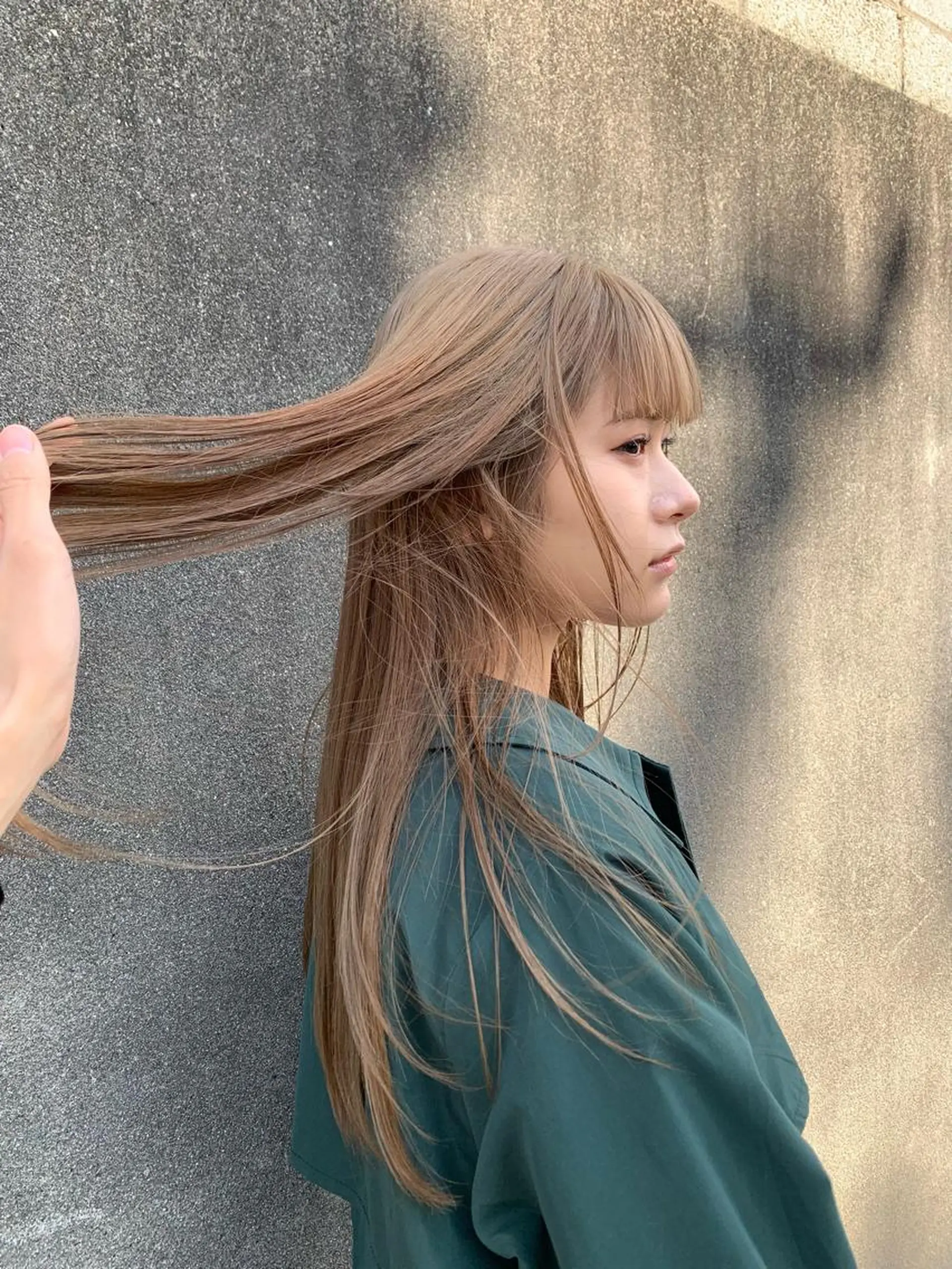 ロング カラー SABO 🪴岡田知佳のヘアスタイル