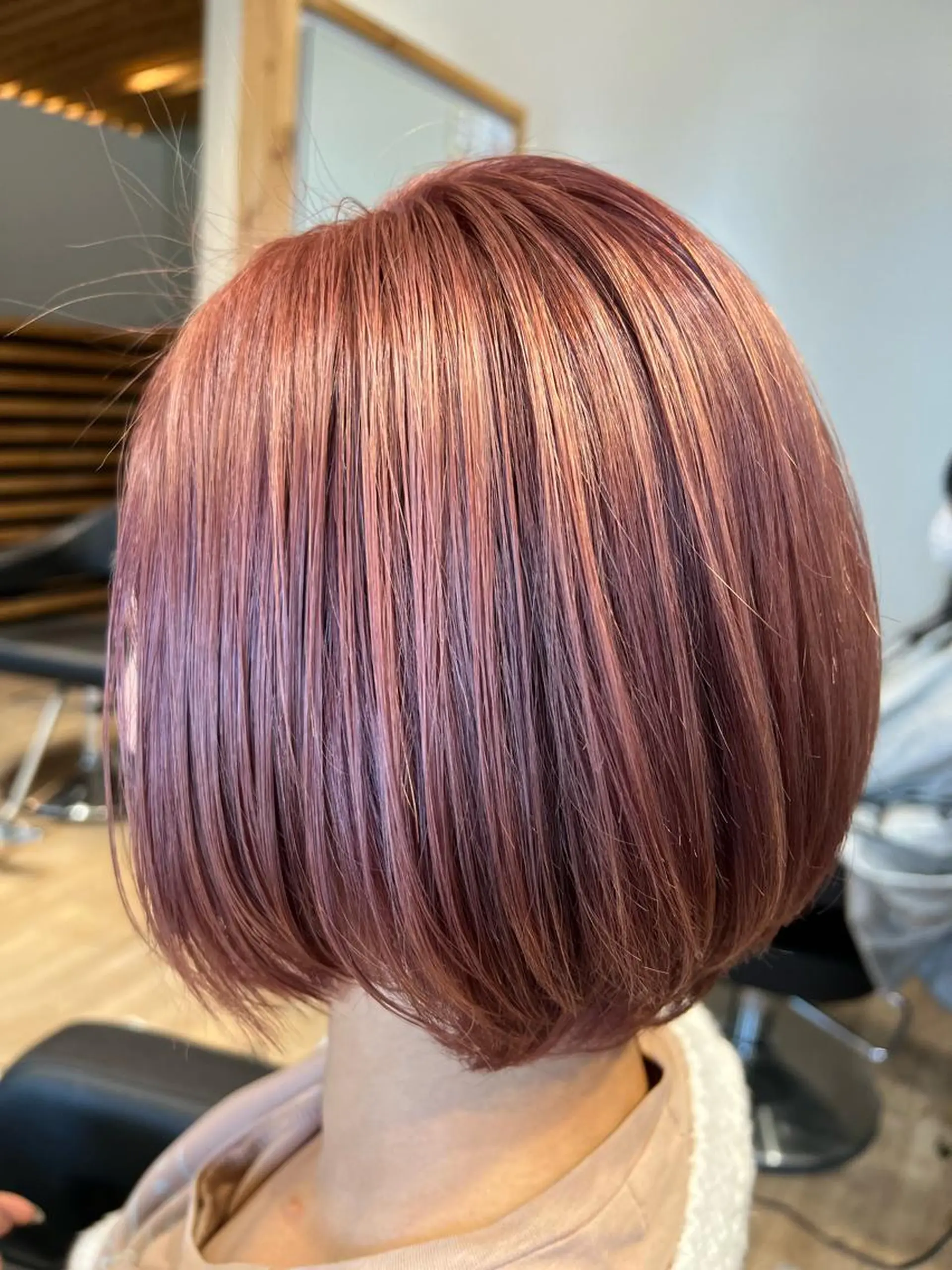 ミディアム カラー ヘアカラー 関口 友行のヘアスタイル