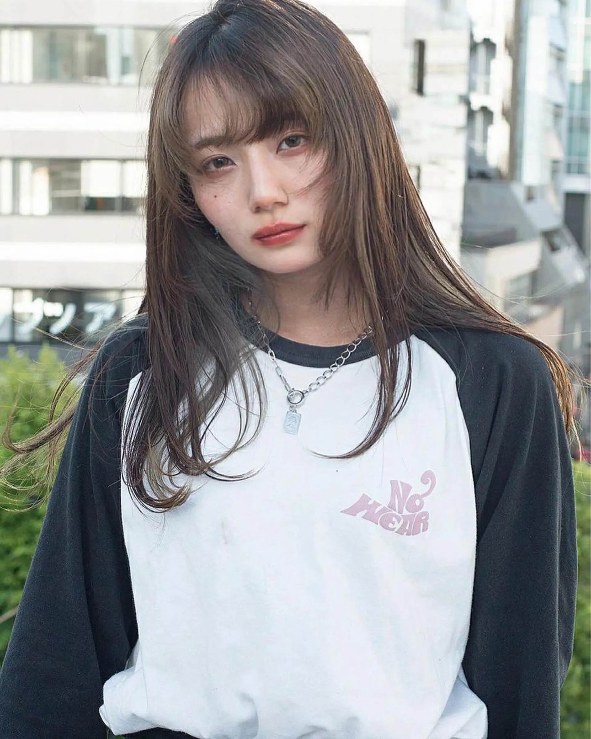 セミロング カラー カット ヘアカラー 千葉 慎也のヘアスタイル