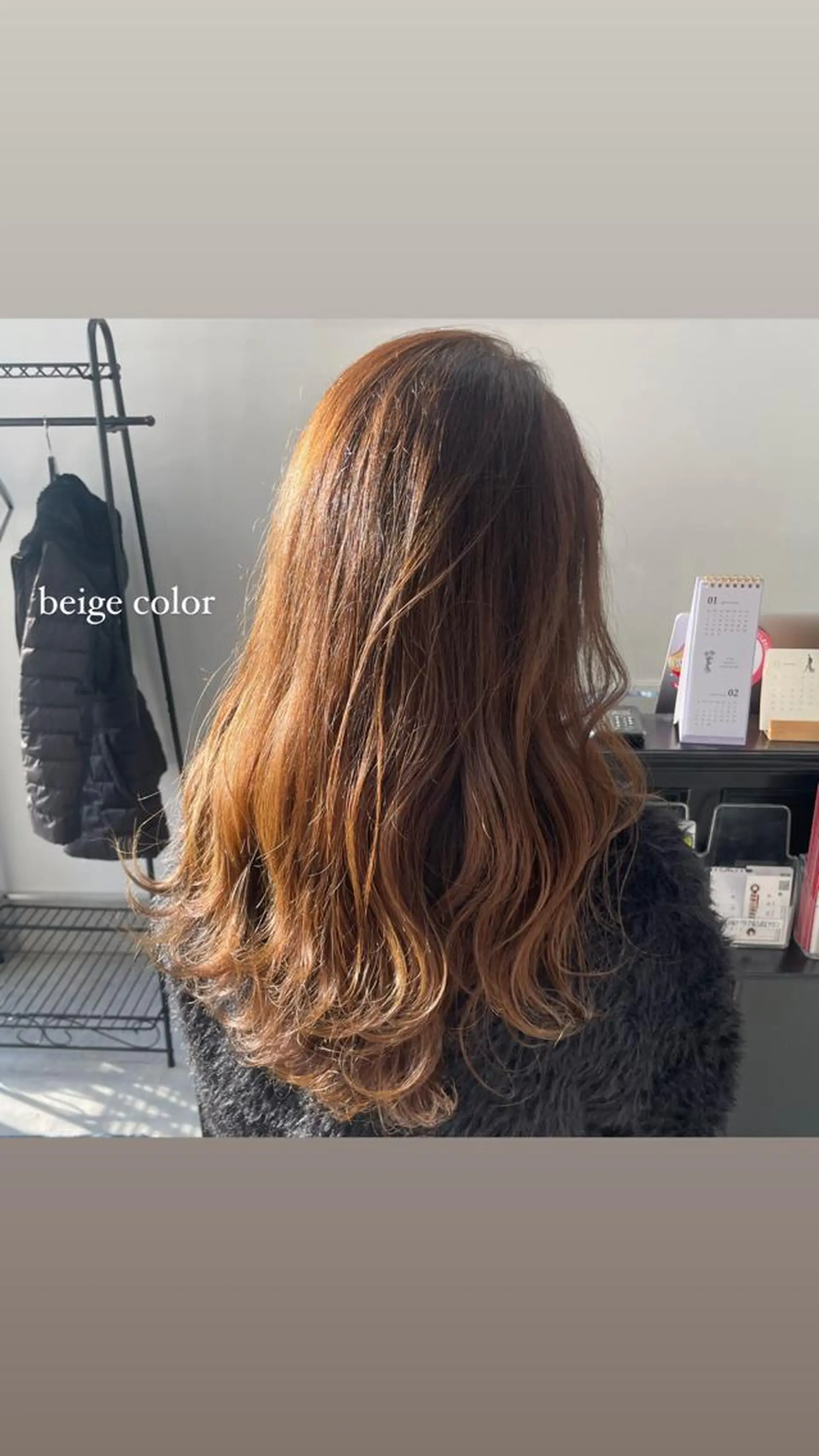 ロング カラー 透明感カラー recipe 黒木 彩那のヘアスタイル