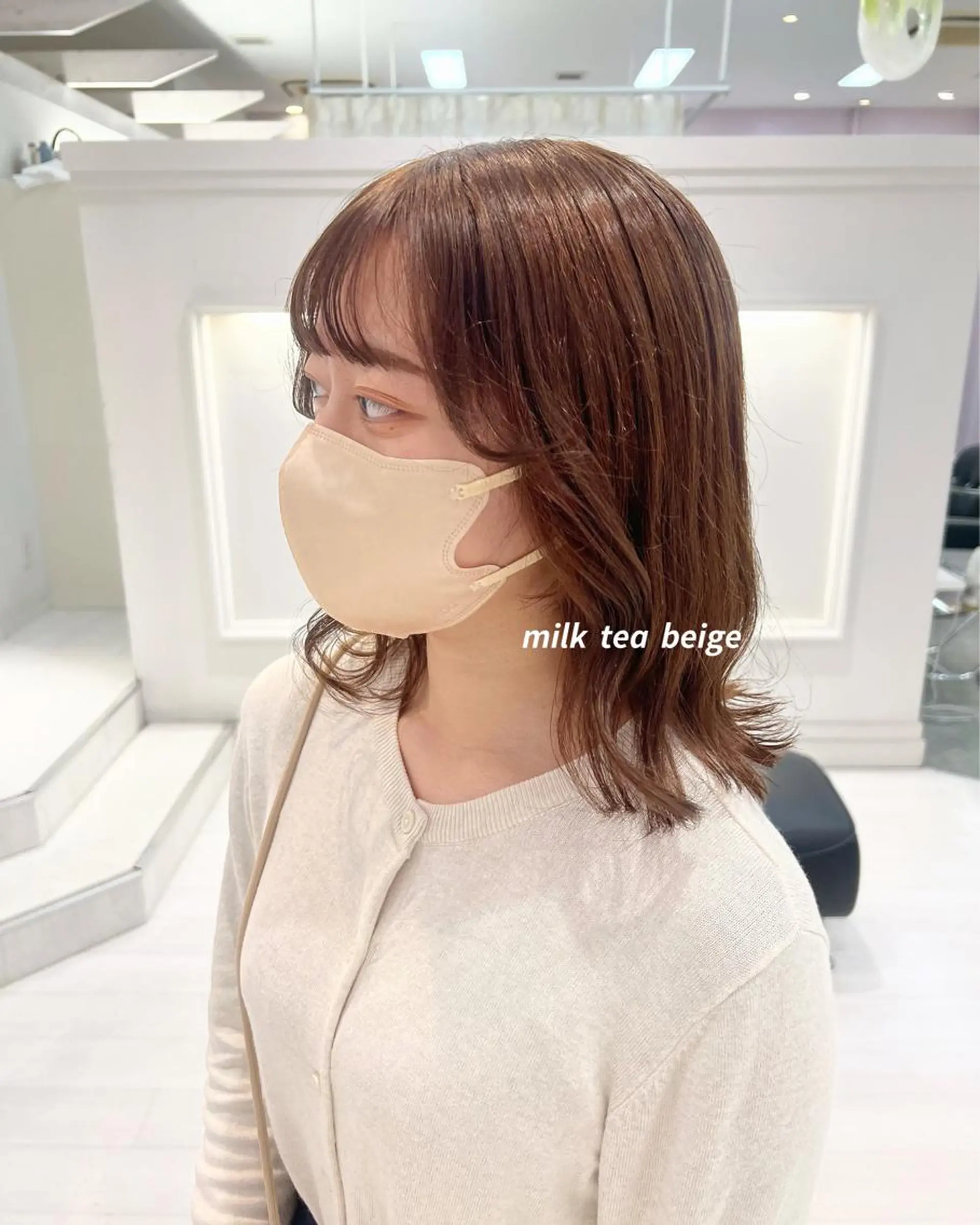 ミディアム カラー Parve  Mix /板野妃莉のヘアスタイル