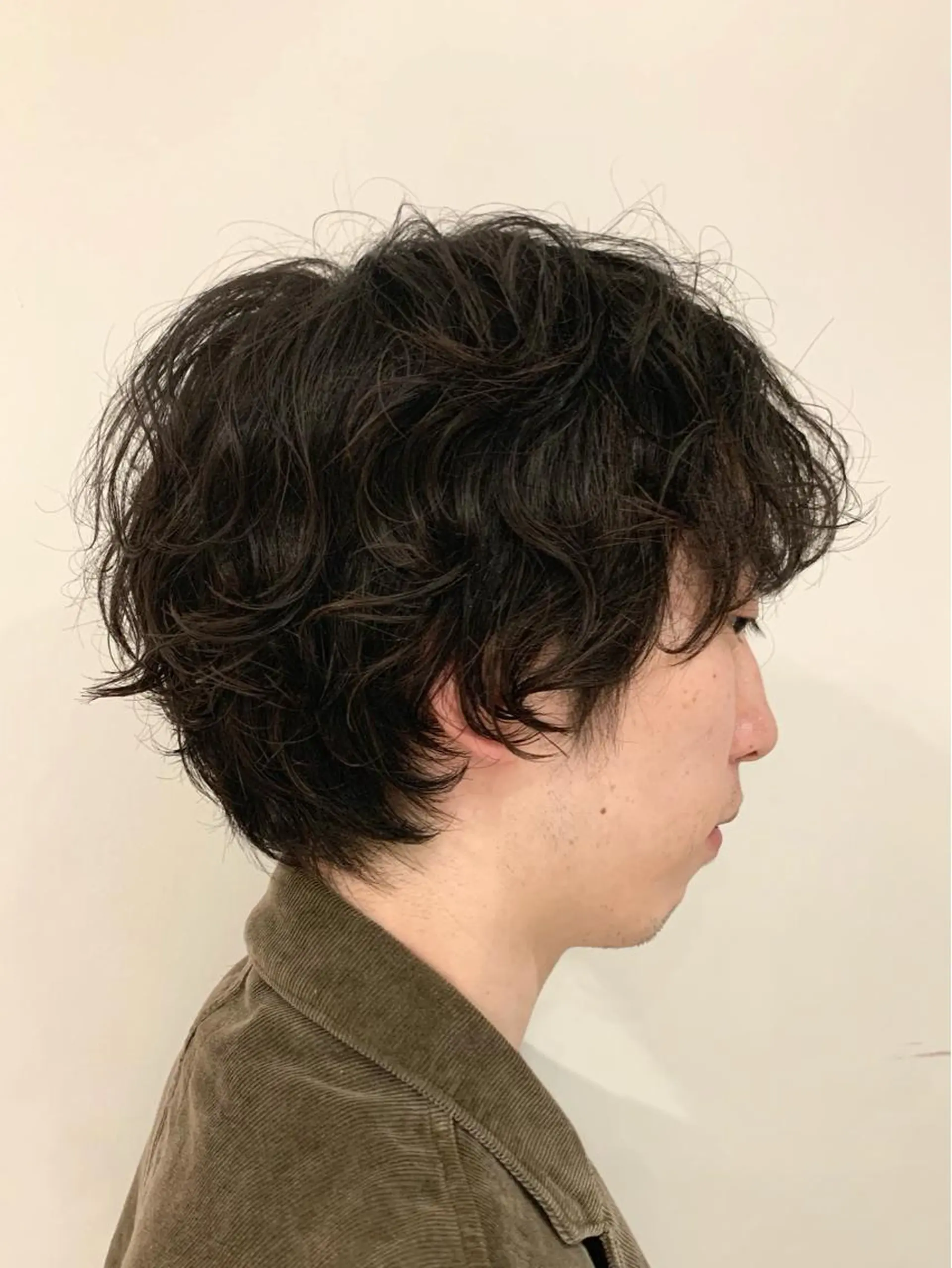 パーマ メンズ カット パーマ トリートメント 🌿似合わせブリーチ 山出朋幸🌿のヘアスタイル